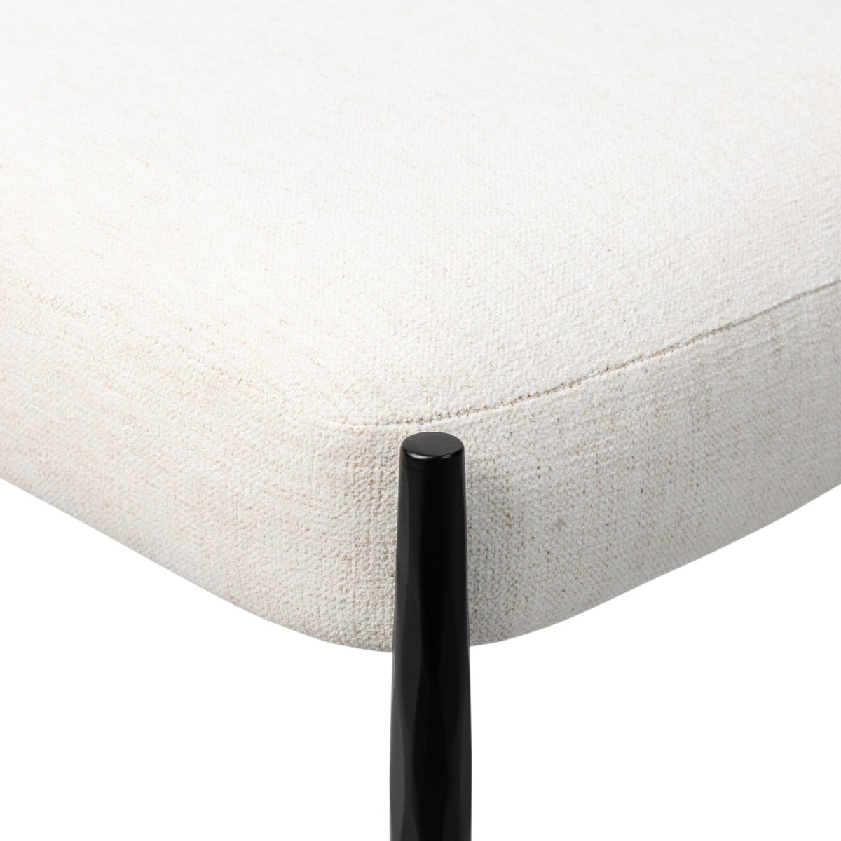 Four Hands Bellaire Crypton Nomad Snow Dining Chair - detail view 4