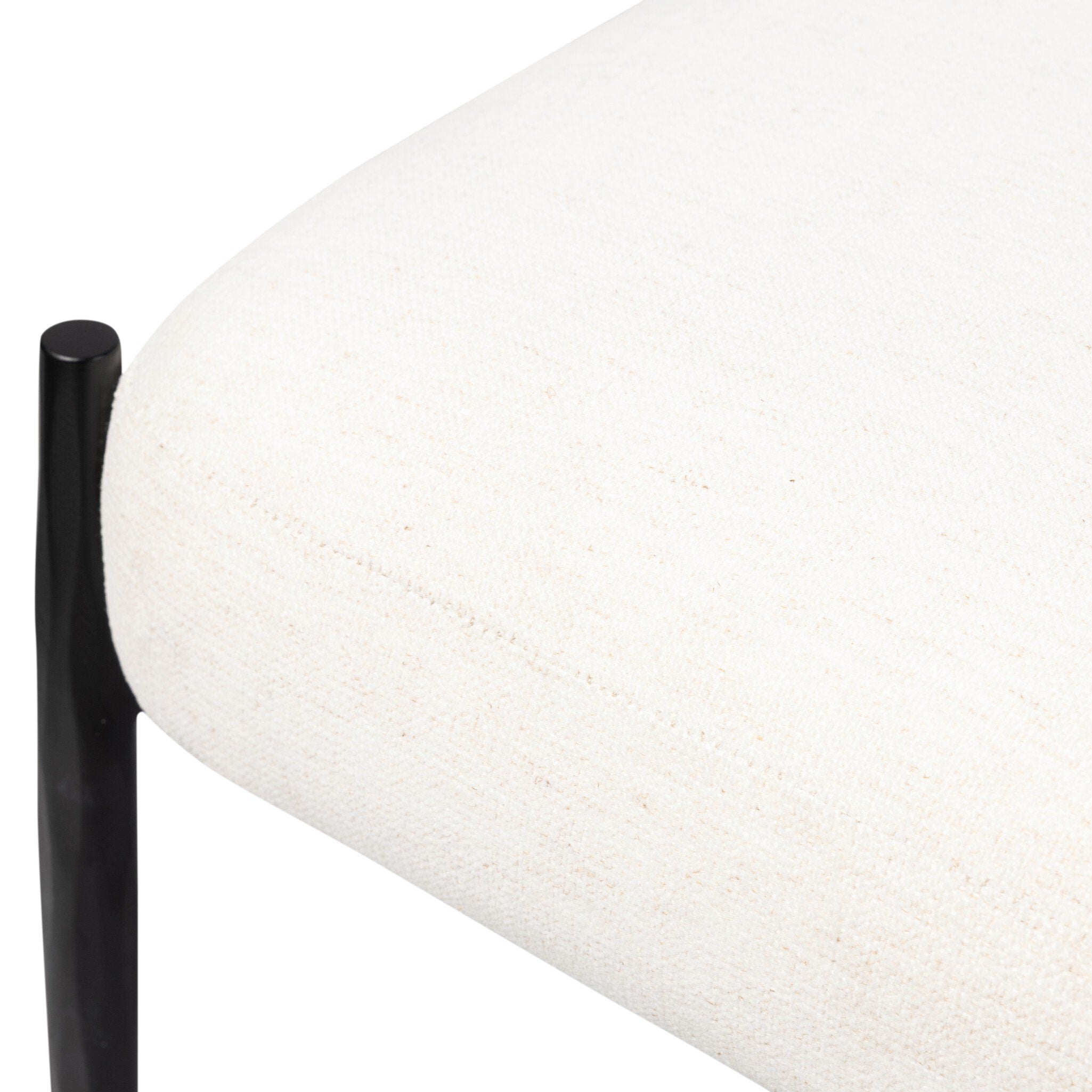 Four Hands Bellaire Crypton Nomad Snow Dining Chair - detail view 5