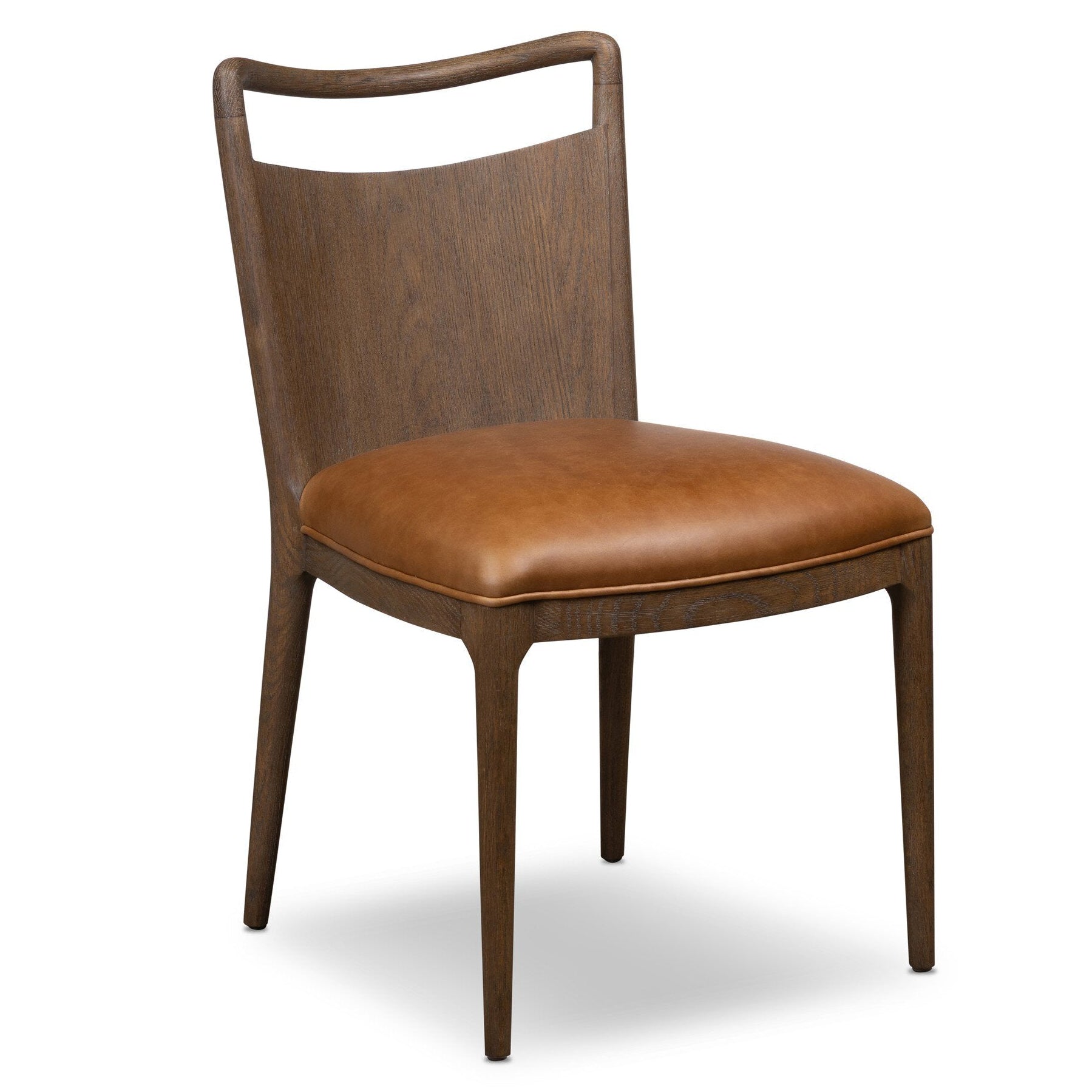 Four Hands Jessen Sonoma Chestnut Dining Chair - styled view
