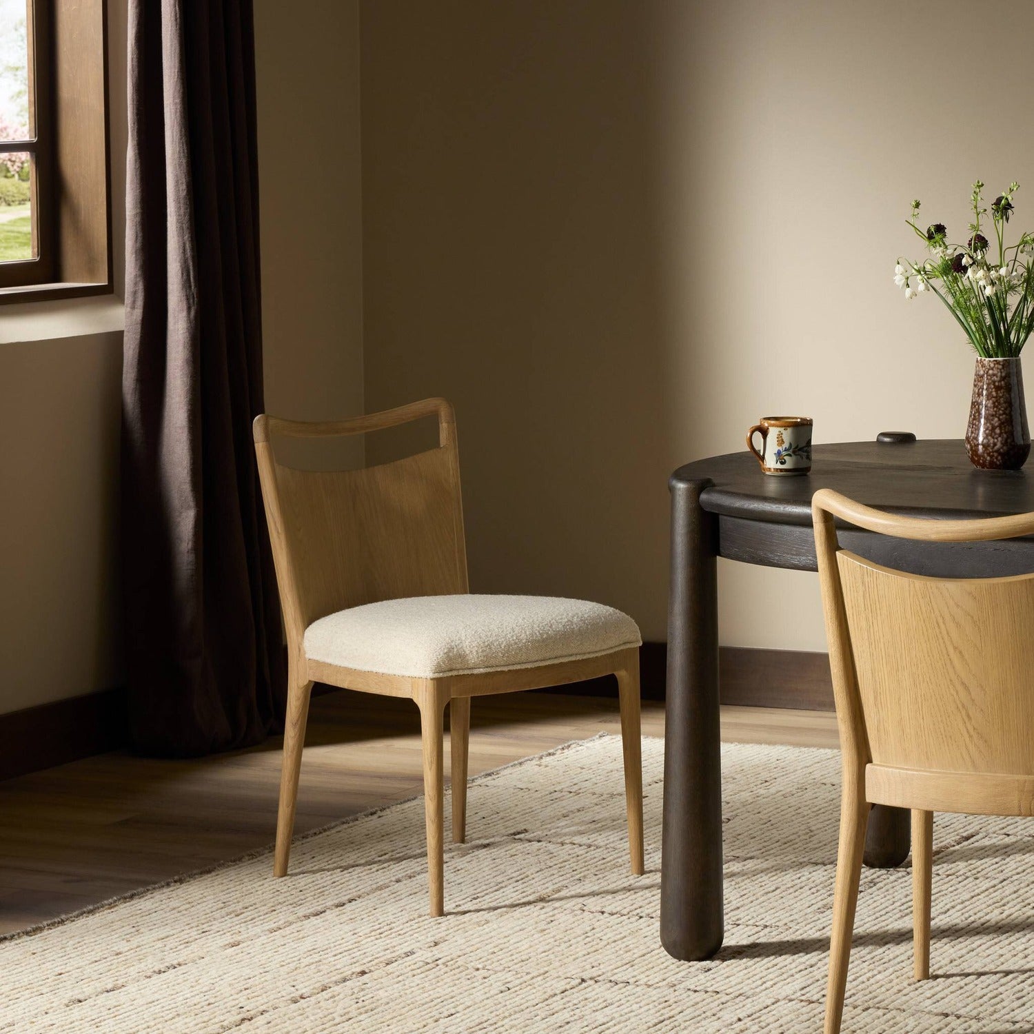 Four Hands Jessen Charter Oatmeal Dining Chair Set of 2