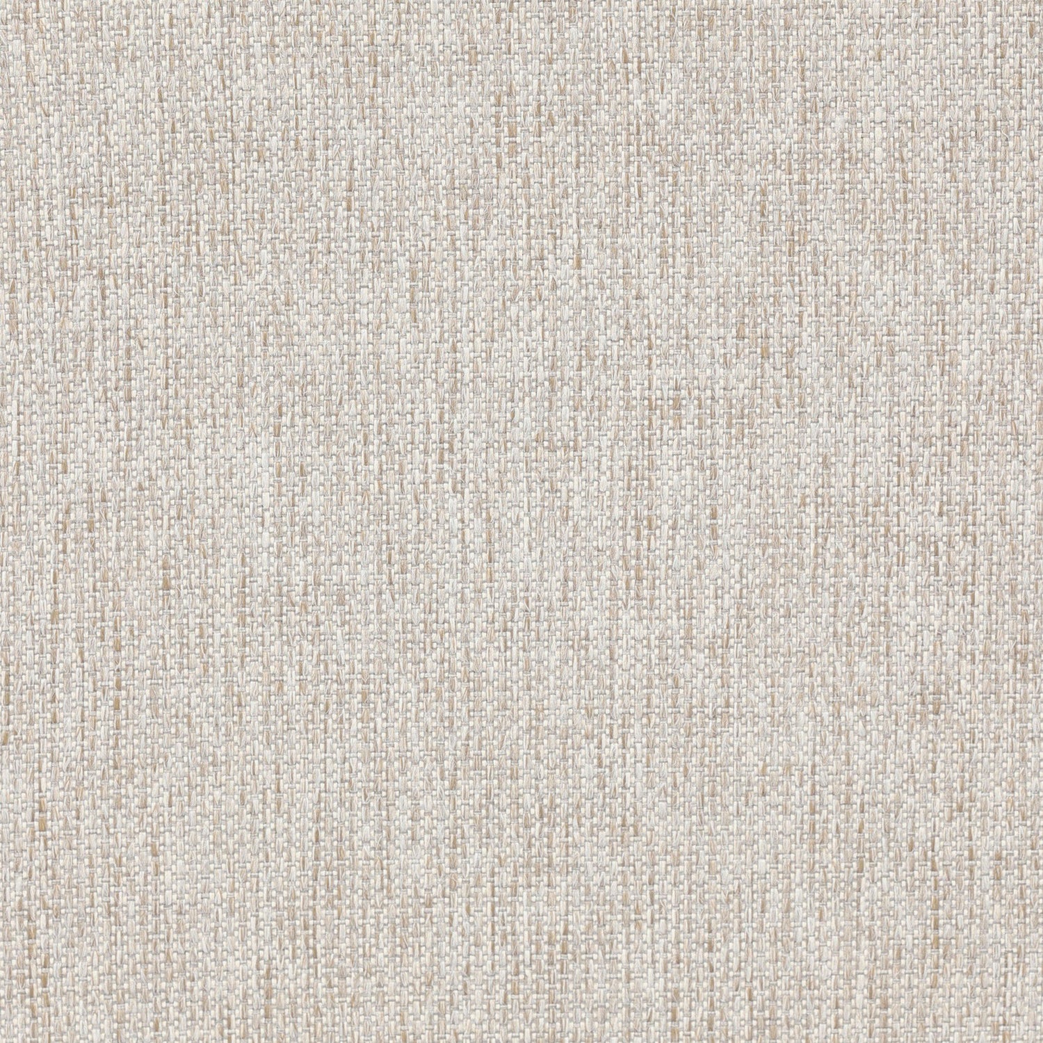 Four Hands Boda Outdoor Chair in teak with faux hyacinth weave and beige cushion, close-up detail, view 9