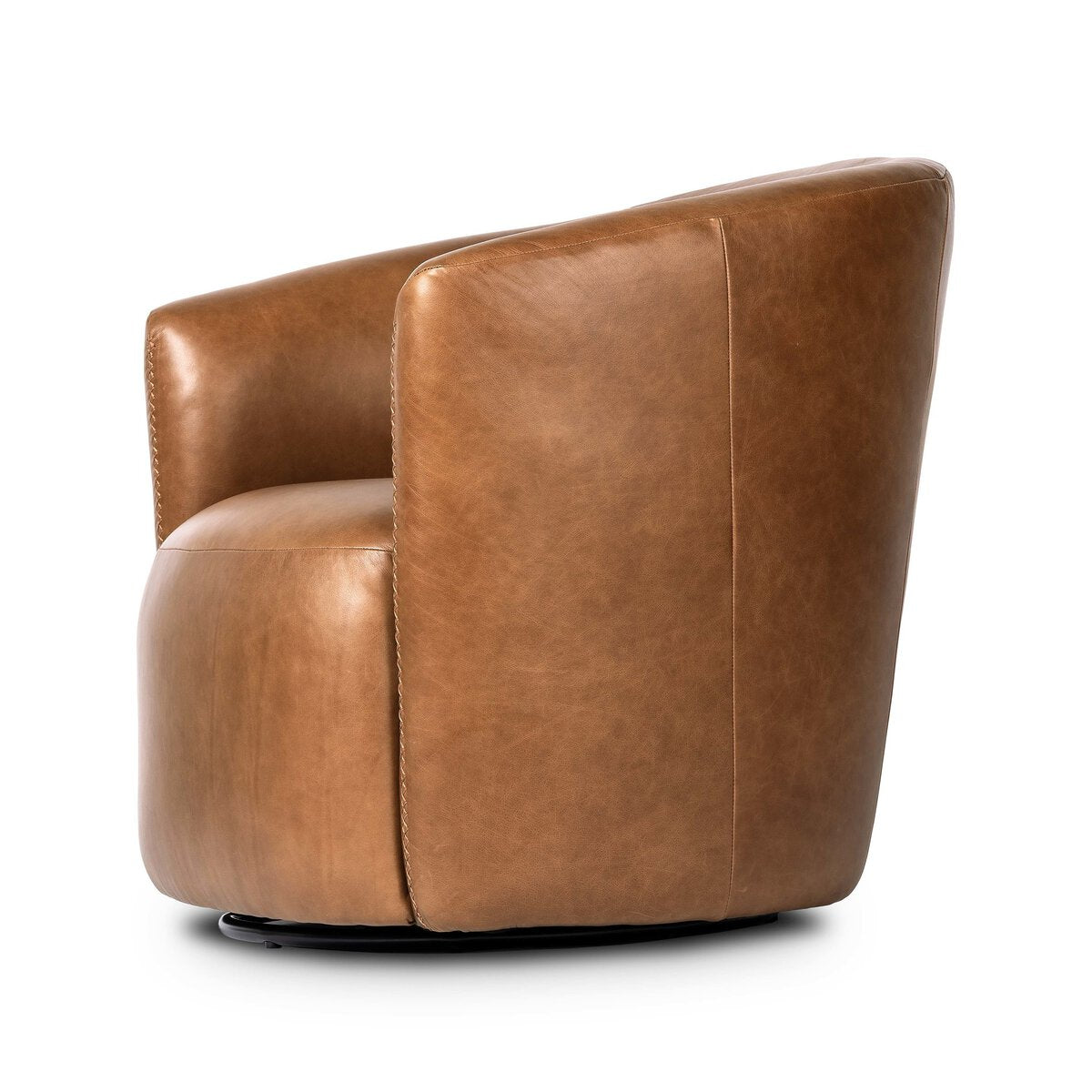Four Hands Salena Sonoma Chestnut Swivel Chair