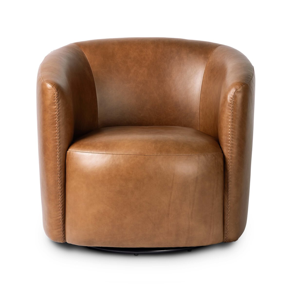 Four Hands Salena Sonoma Chestnut Swivel Chair