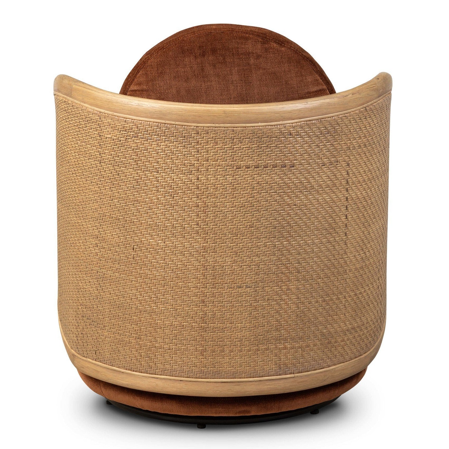 Four Hands Roslin Altair Sienna Swivel Chair - back view