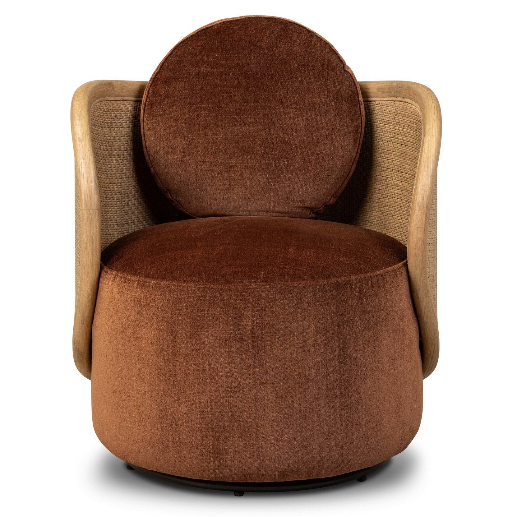 Four Hands Roslin Altair Sienna Swivel Chair - front view