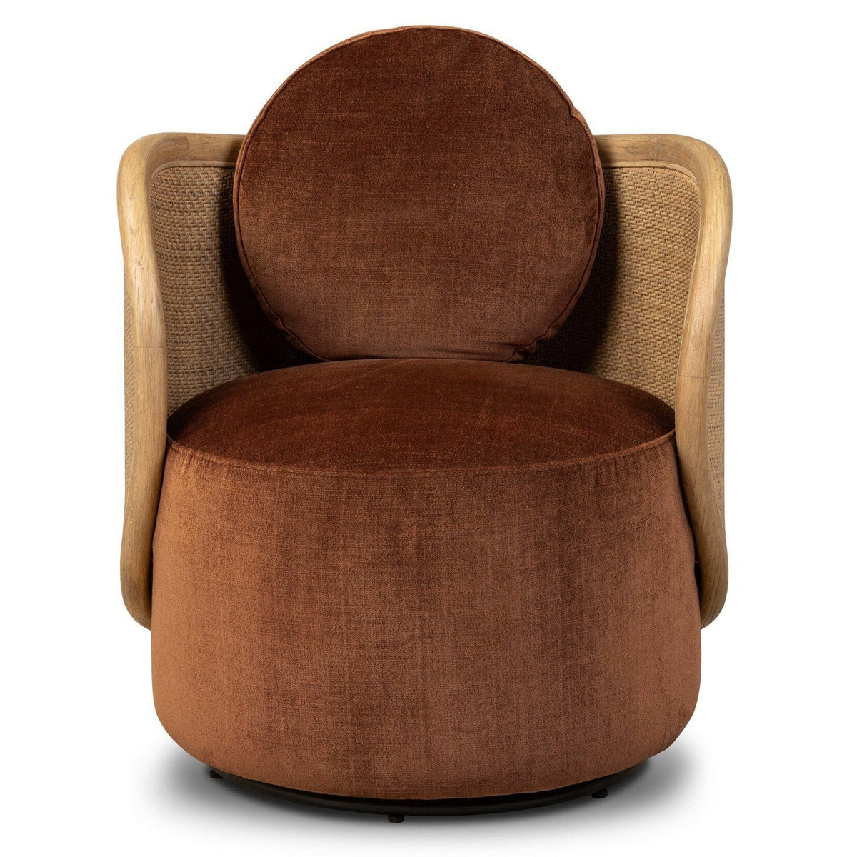 Four Hands Roslin Altair Sienna Swivel Chair - front view