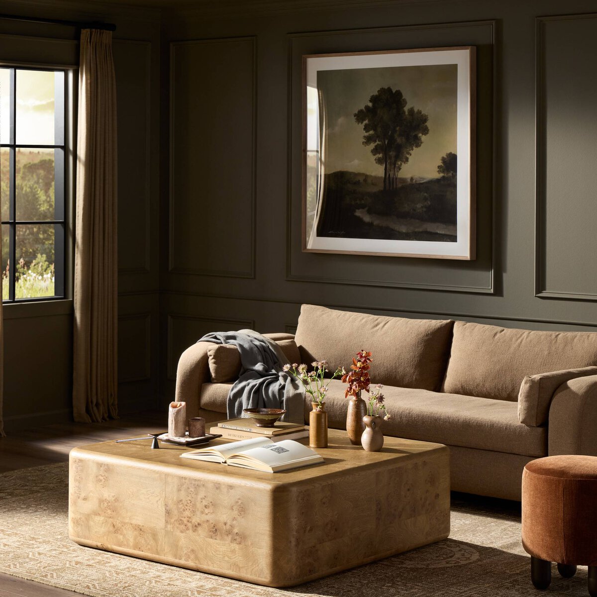 Four Hands Talessi Square Coffee Table