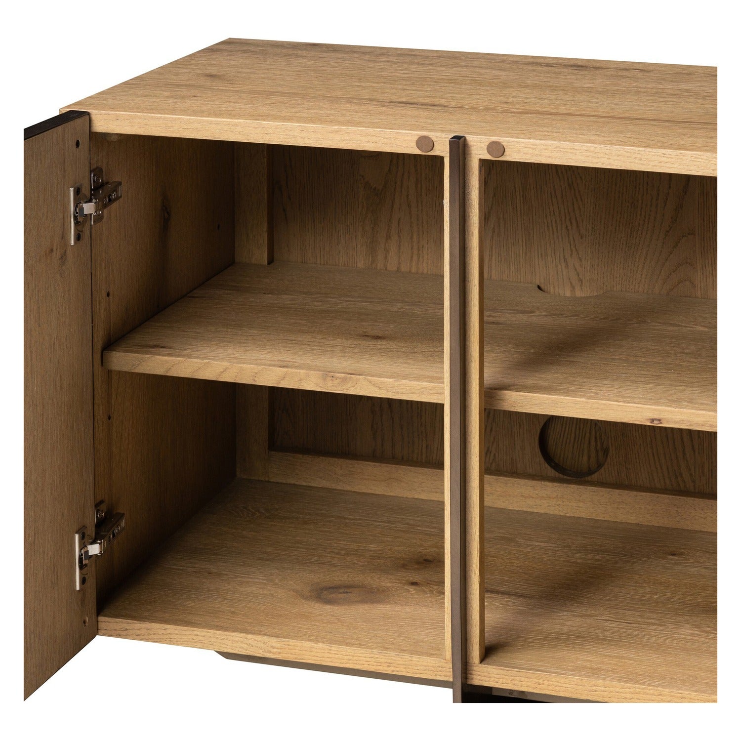 Four Hands Aberdeen Aged Smoked Oak Media Console