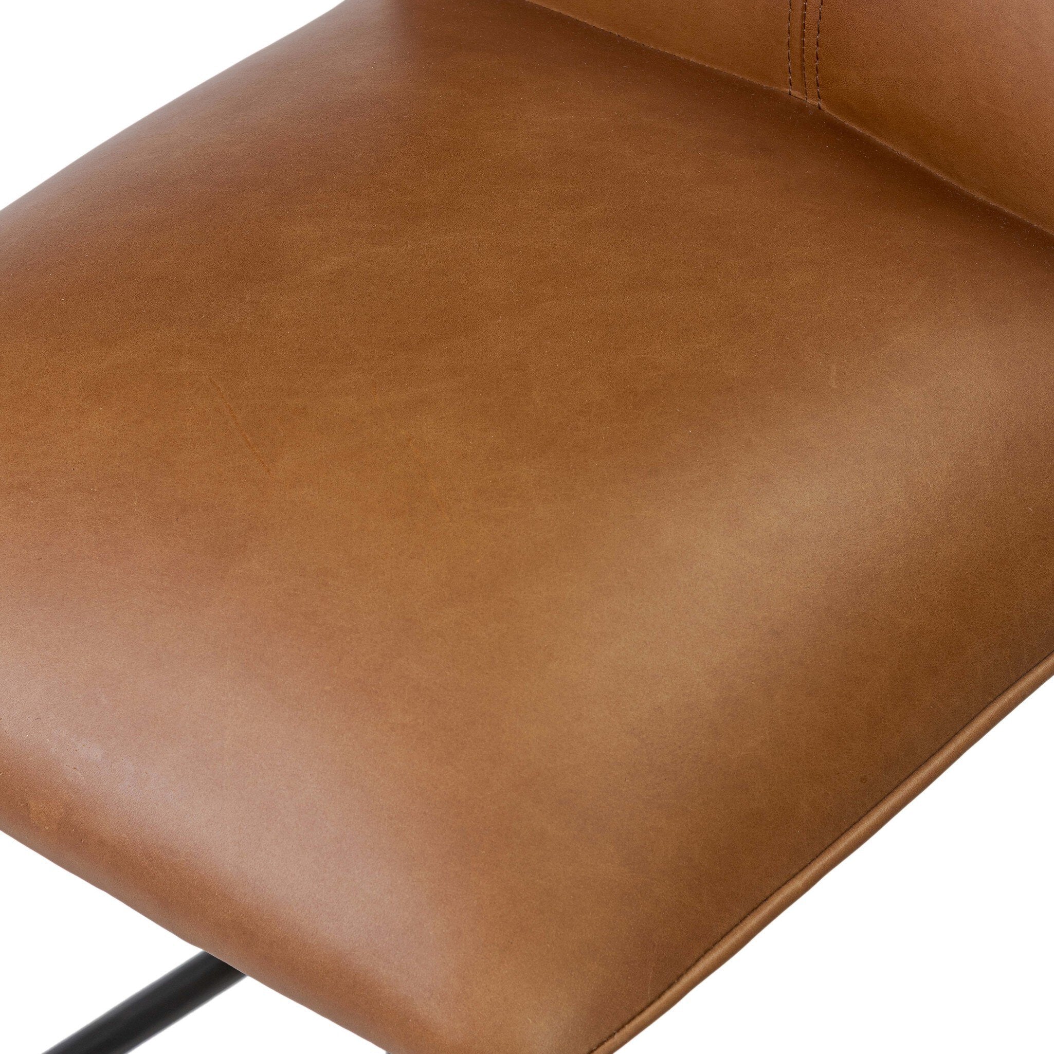 Four Hands Ridley Sonoma Chestnut Swivel Bar Stool - detail view 4