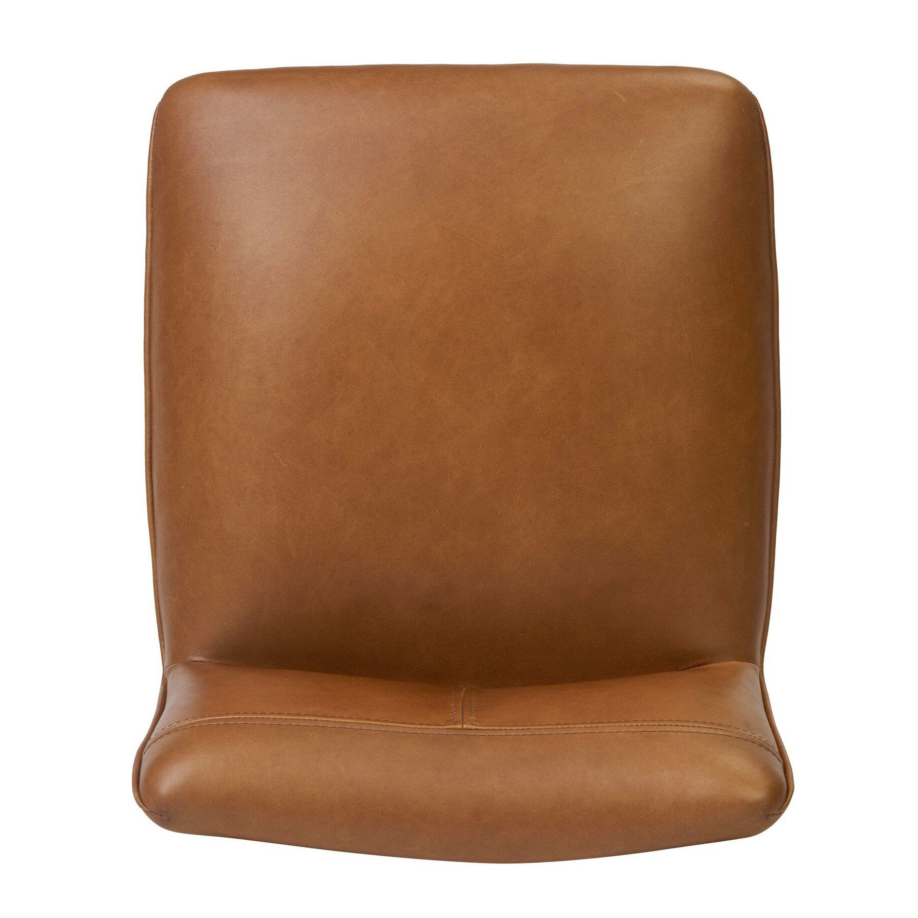 Four Hands Ridley Sonoma Chestnut Swivel Bar Stool - top-down view