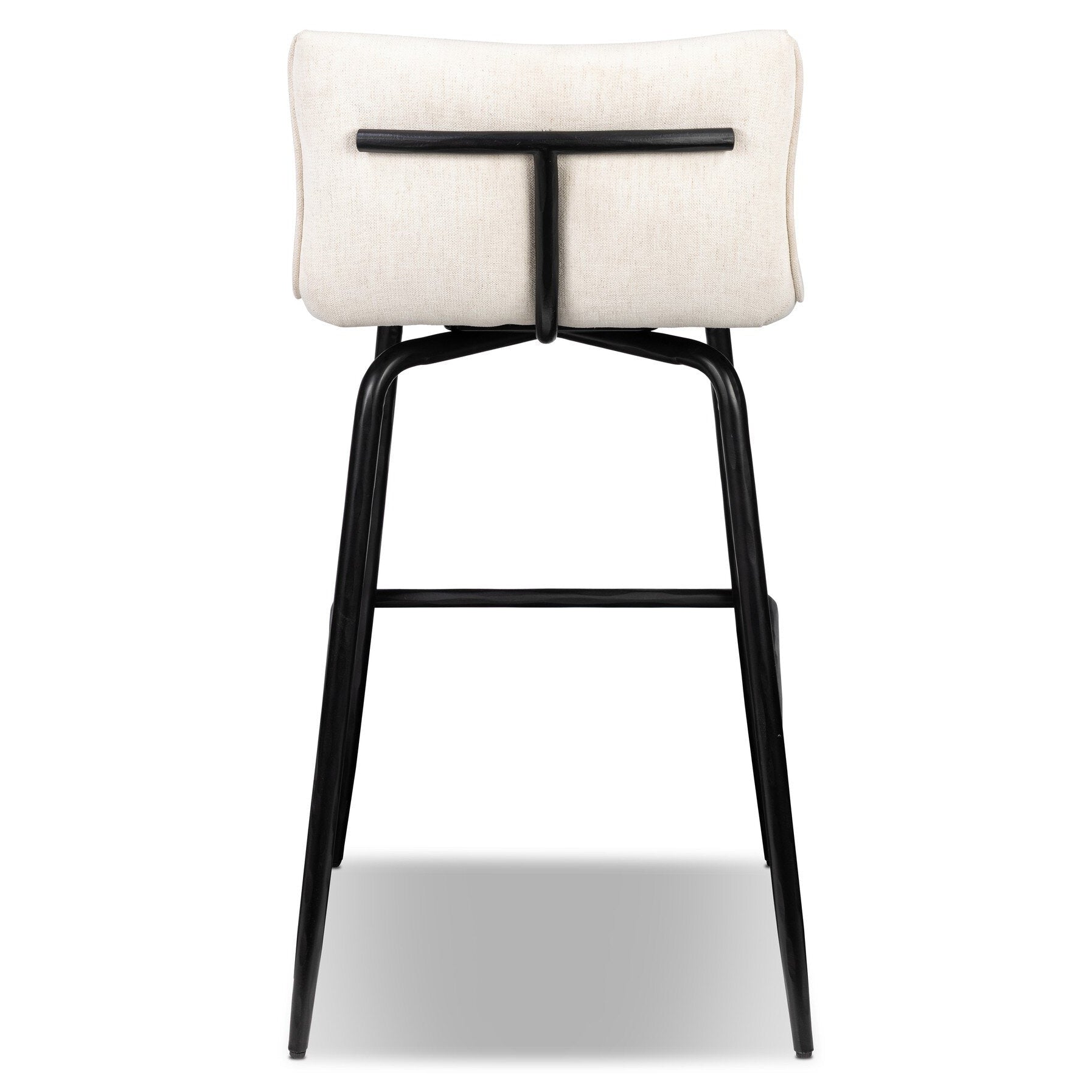 Four Hands Ridley Crypton Nomad Snow Swivel Bar Stool - back view