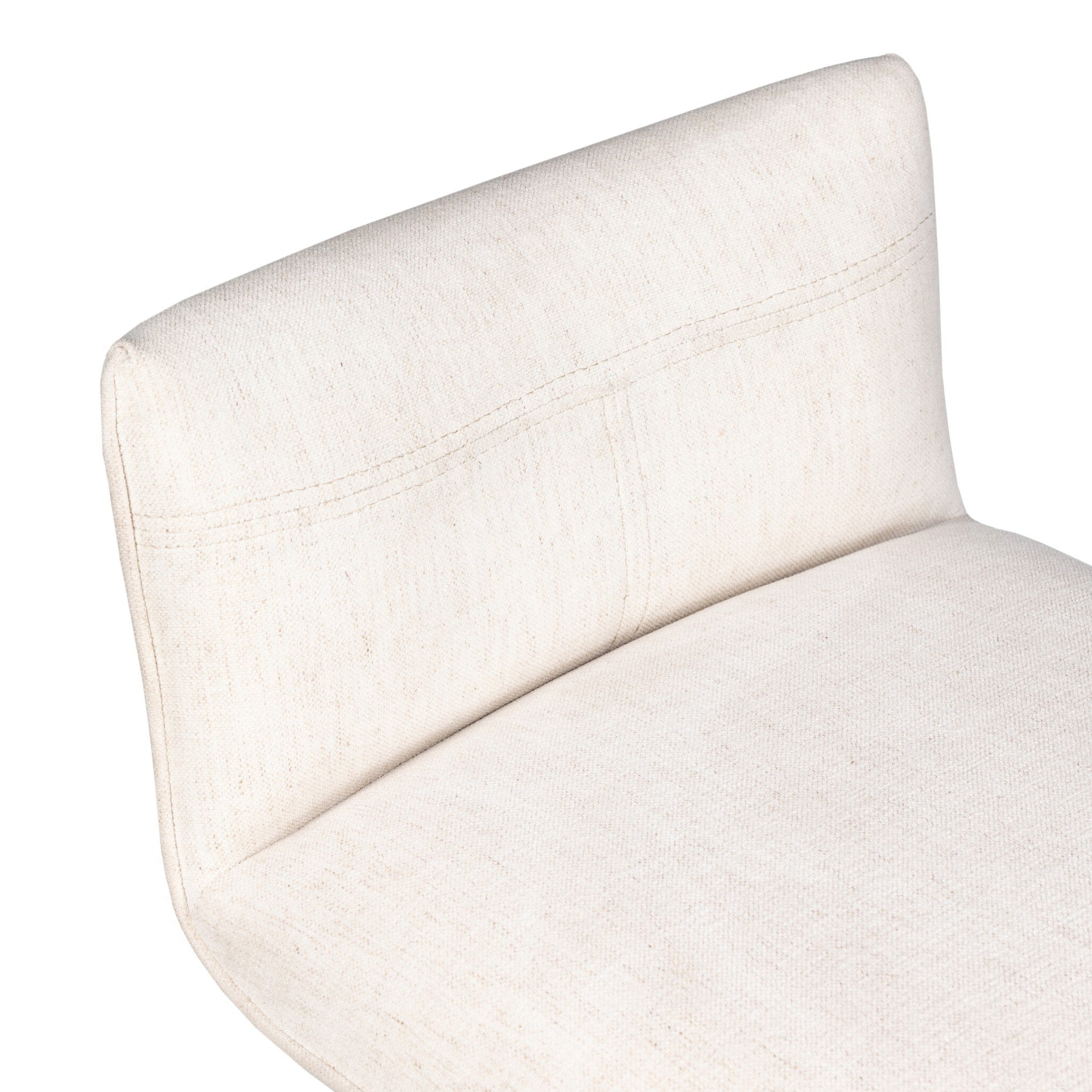 Four Hands Ridley Crypton Nomad Snow Swivel Bar Stool - detail view 2