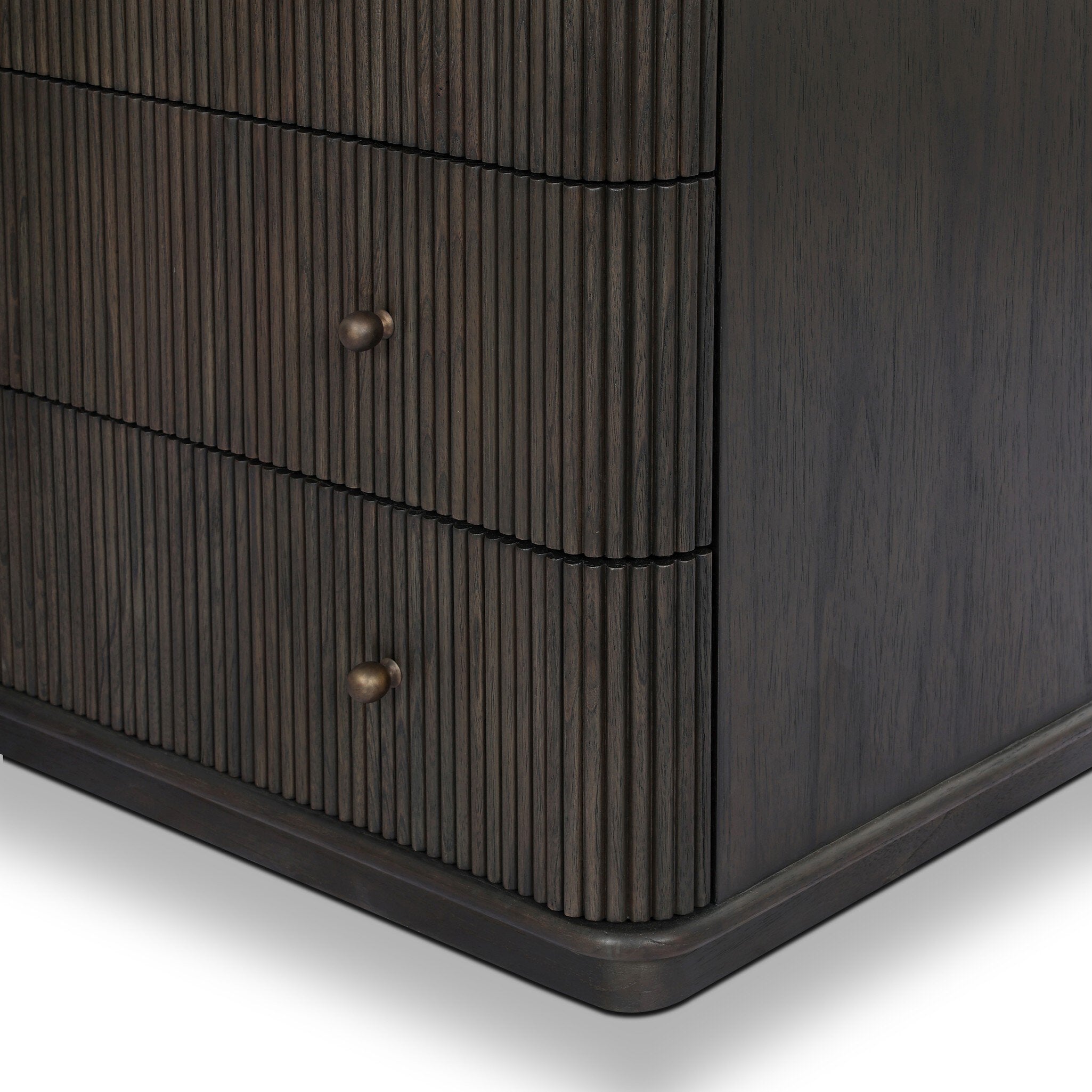 Four Hands Ona Smoked Black Mindi Tall Dresser - detail view 6