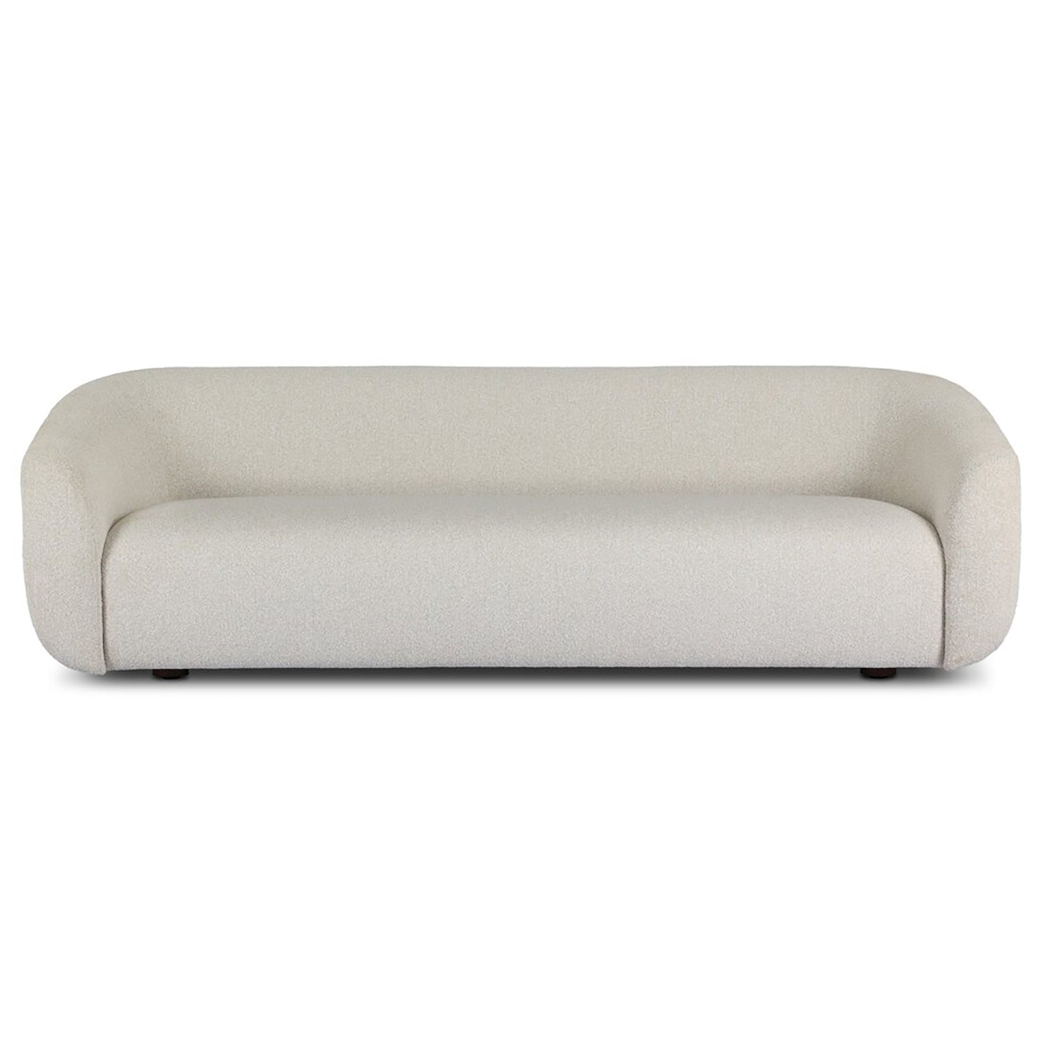 Four Hands Channing Outdoor 100in Sofa in Jasper Natural outdoor boucle, front view