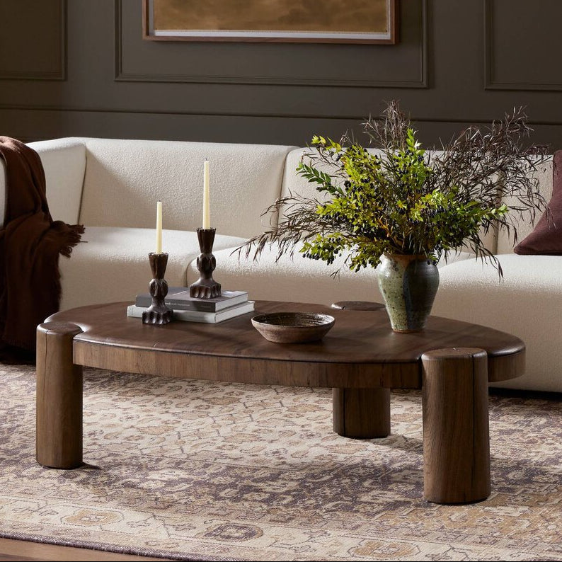 Four Hands Kamira Oval Coffee Table