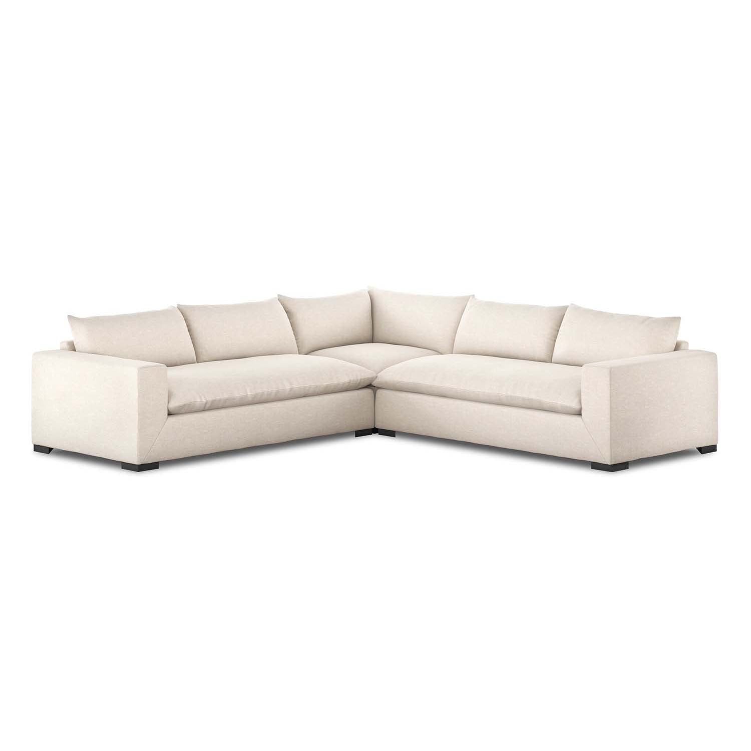Four Hands Grant 3 Piece Sectional Sofa with Arms
