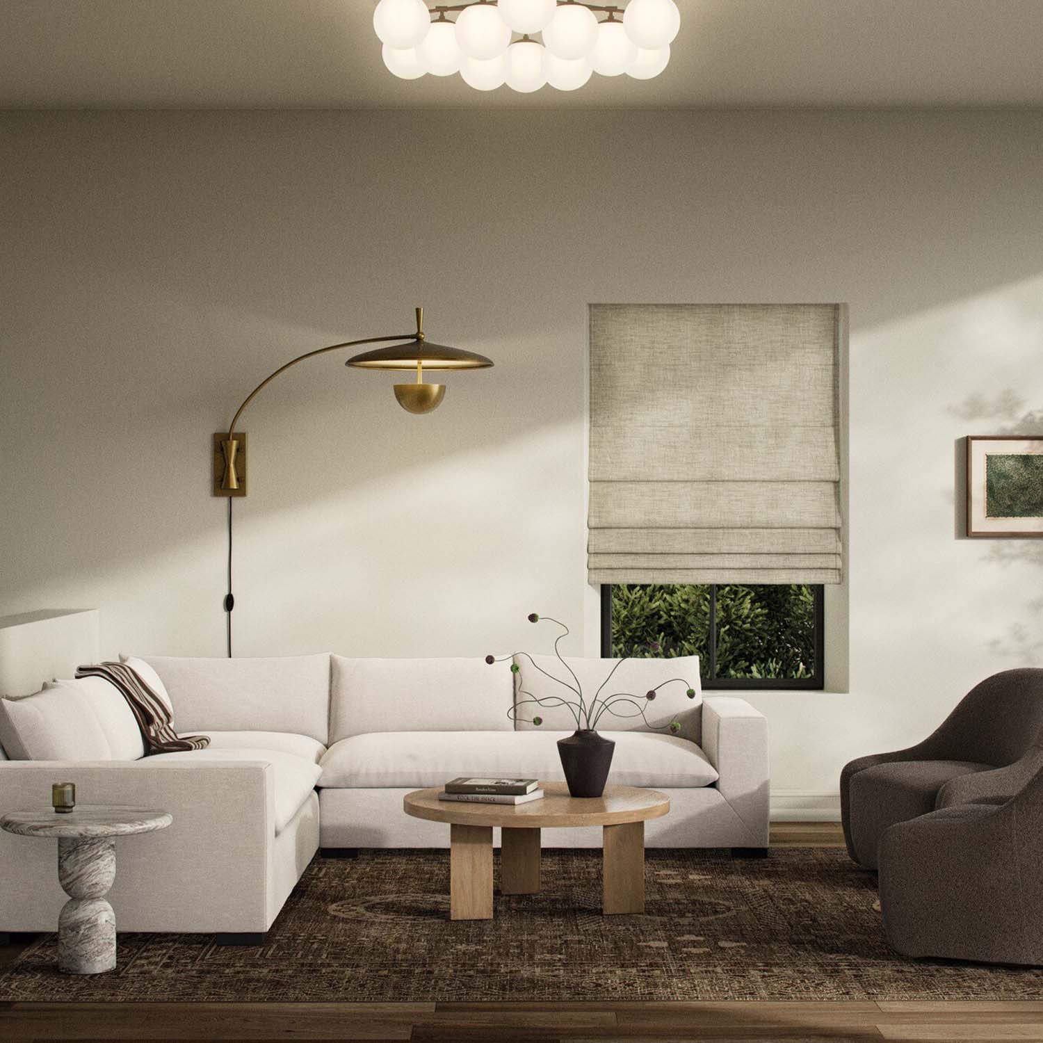 Four Hands Grant 3 Piece Sectional Sofa with Arms