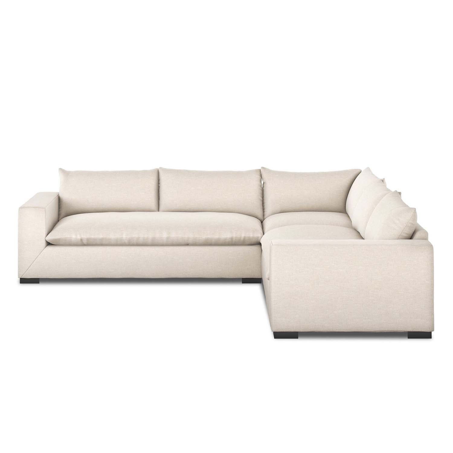 Four Hands Grant 3 Piece Sectional Sofa with Arms