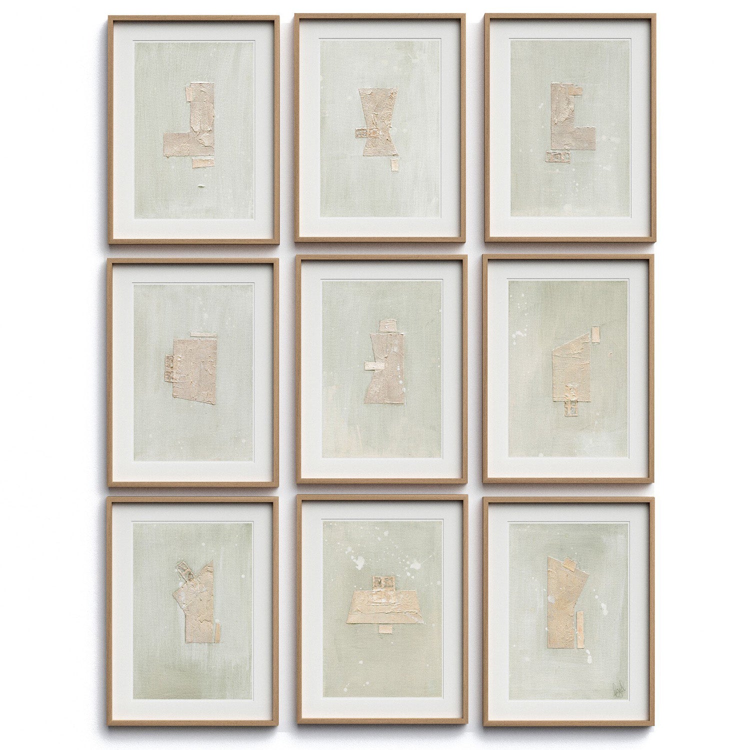 Jade Dacay x Four Hands Galactic Set of 9 Framed Wall Art