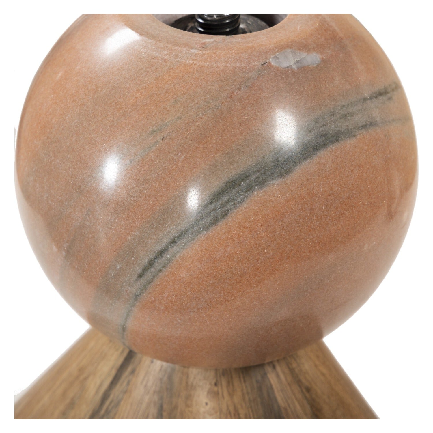Four Hands Bibianna Blush Marble Oval Dining Table