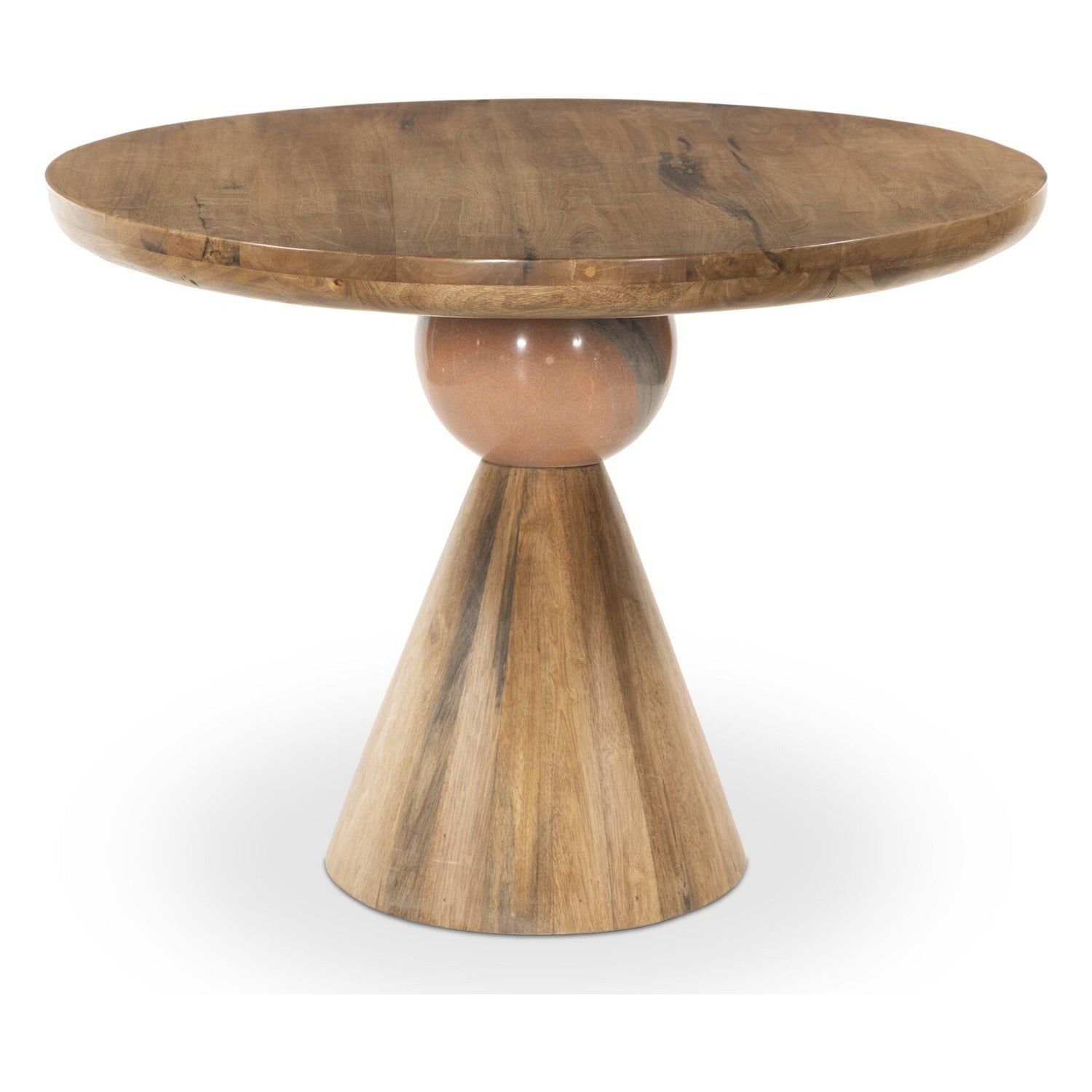 Four Hands Bibianna Blush Marble Oval Dining Table