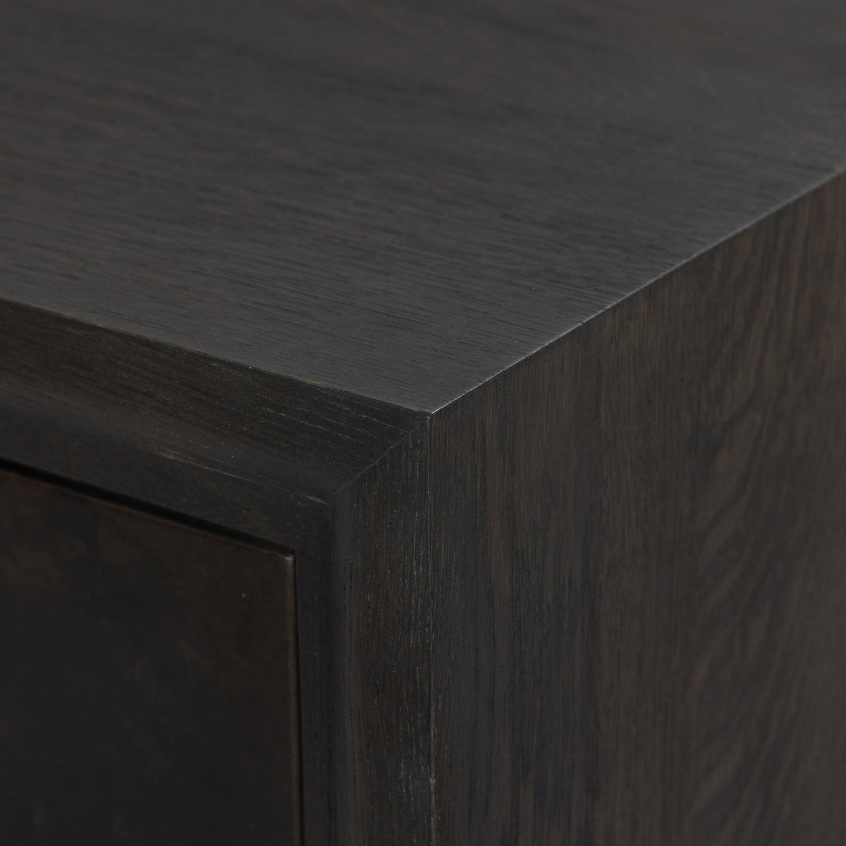 Four Hands Arlington Espresso Oak 4 Door Sideboard close-up detail 5