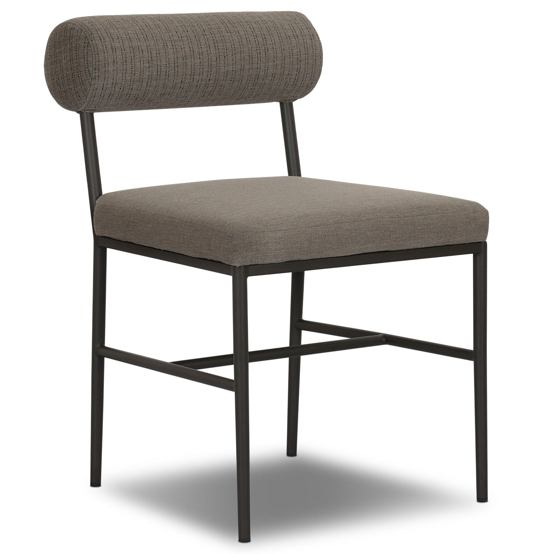 Four Hands Brookline Alessi Fawn Outdoor Dining Chair styled view