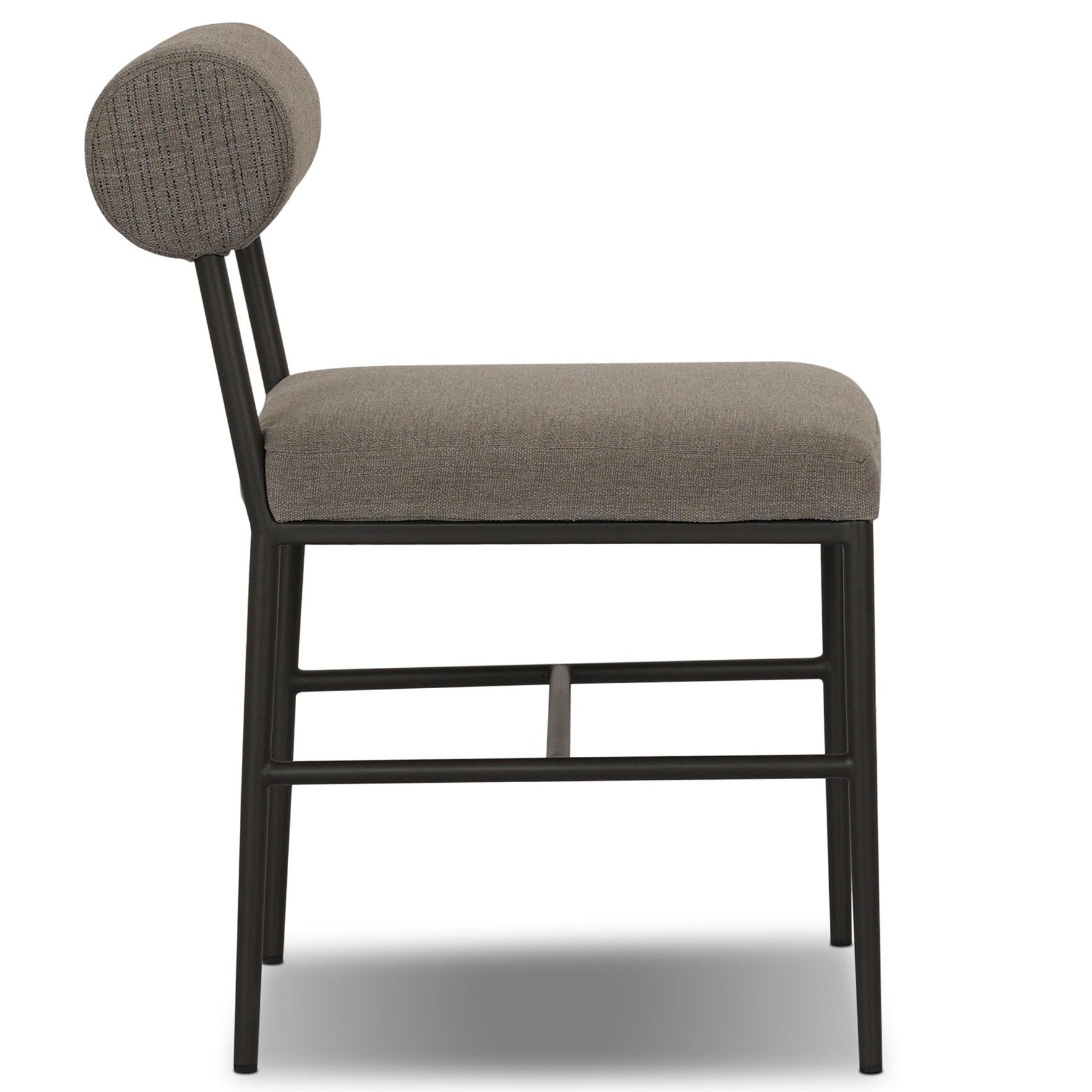 Four Hands Brookline Alessi Fawn Outdoor Dining Chair side view