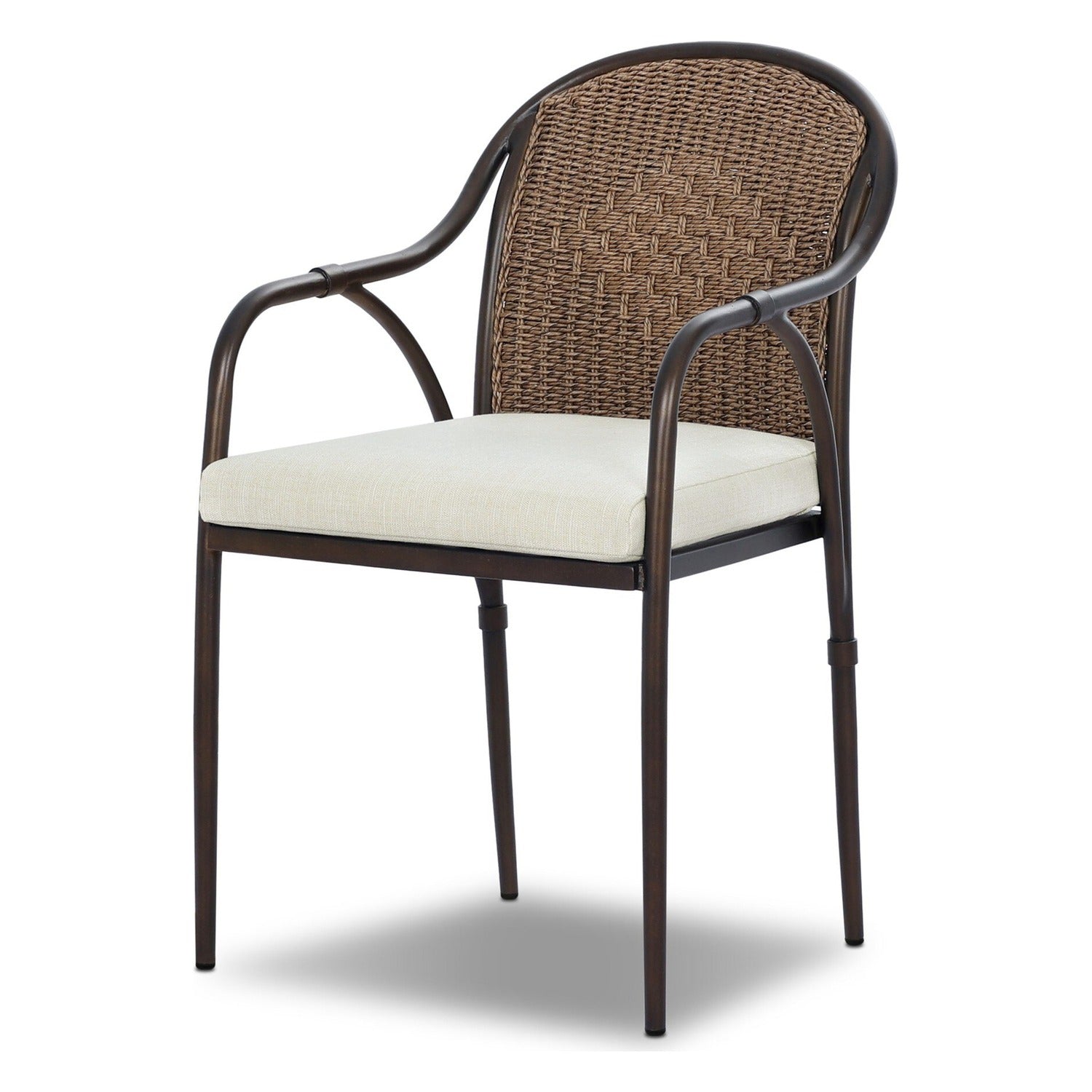 Four Hands Graciela Vada Cream Outdoor Dining Chair Set of 2