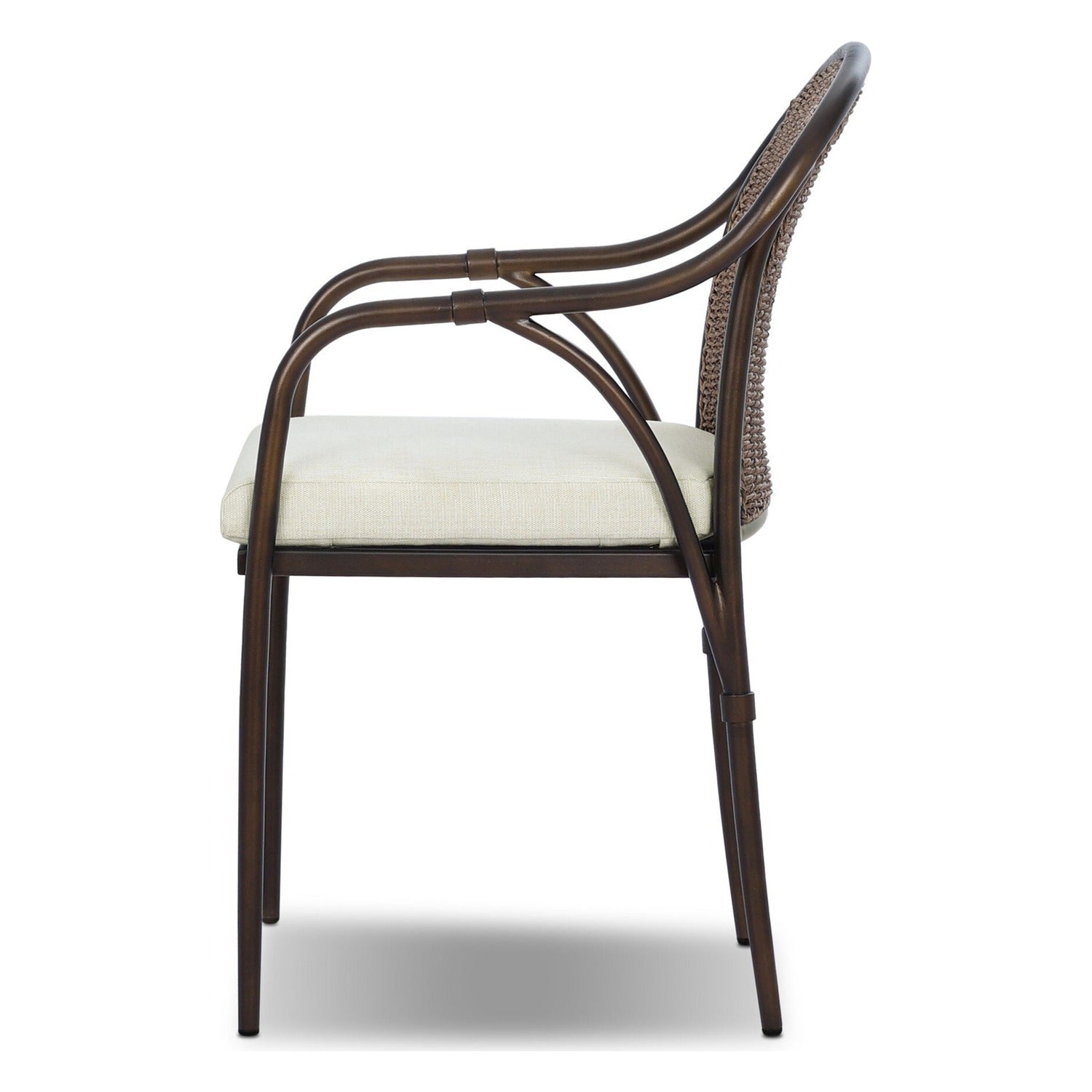 Four Hands Graciela Vada Cream Outdoor Dining Chair Set of 2
