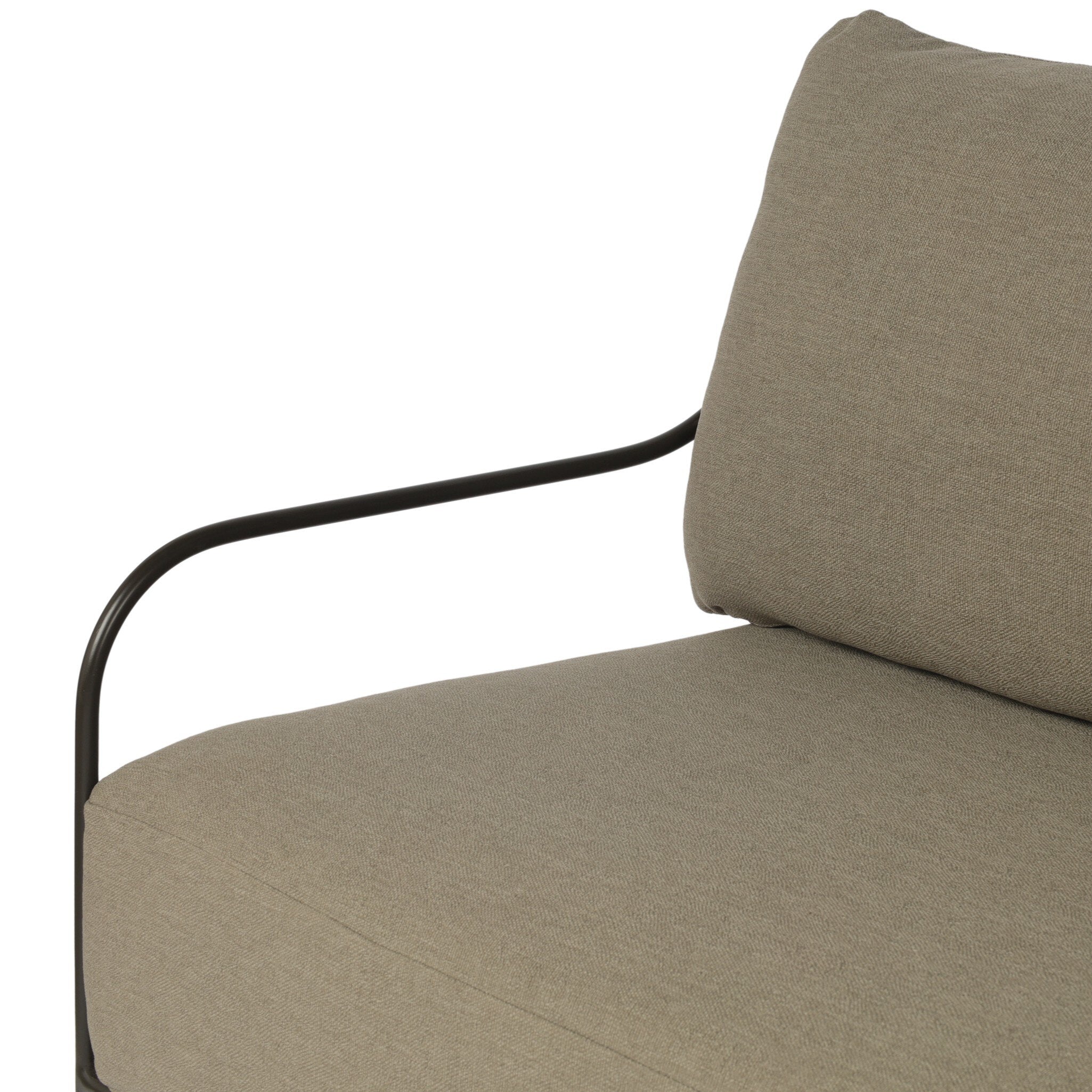 Four Hands Segovia Alessi Fawn Outdoor Sofa close-up detail 3