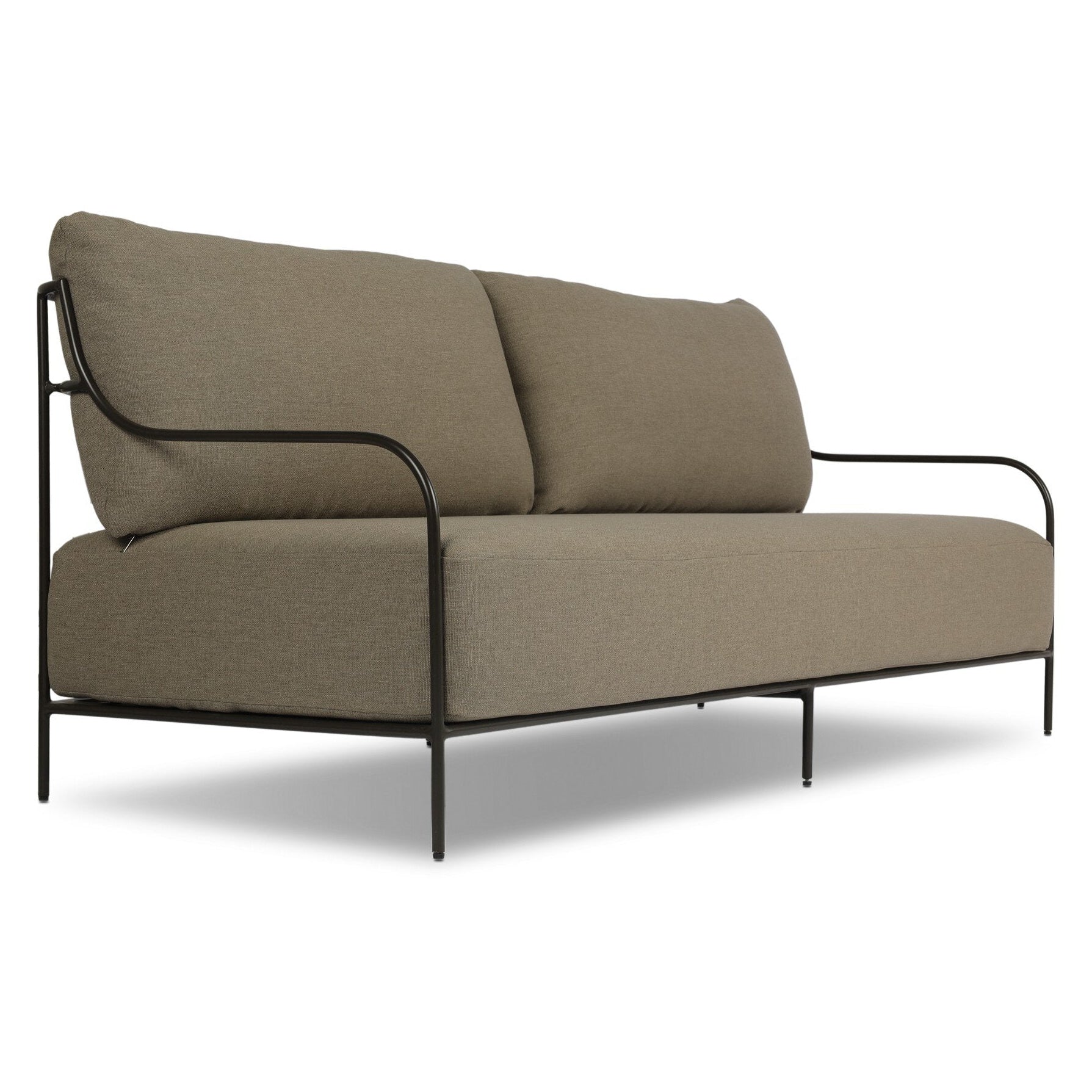 Four Hands Segovia Alessi Fawn Outdoor Sofa close-up detail 5