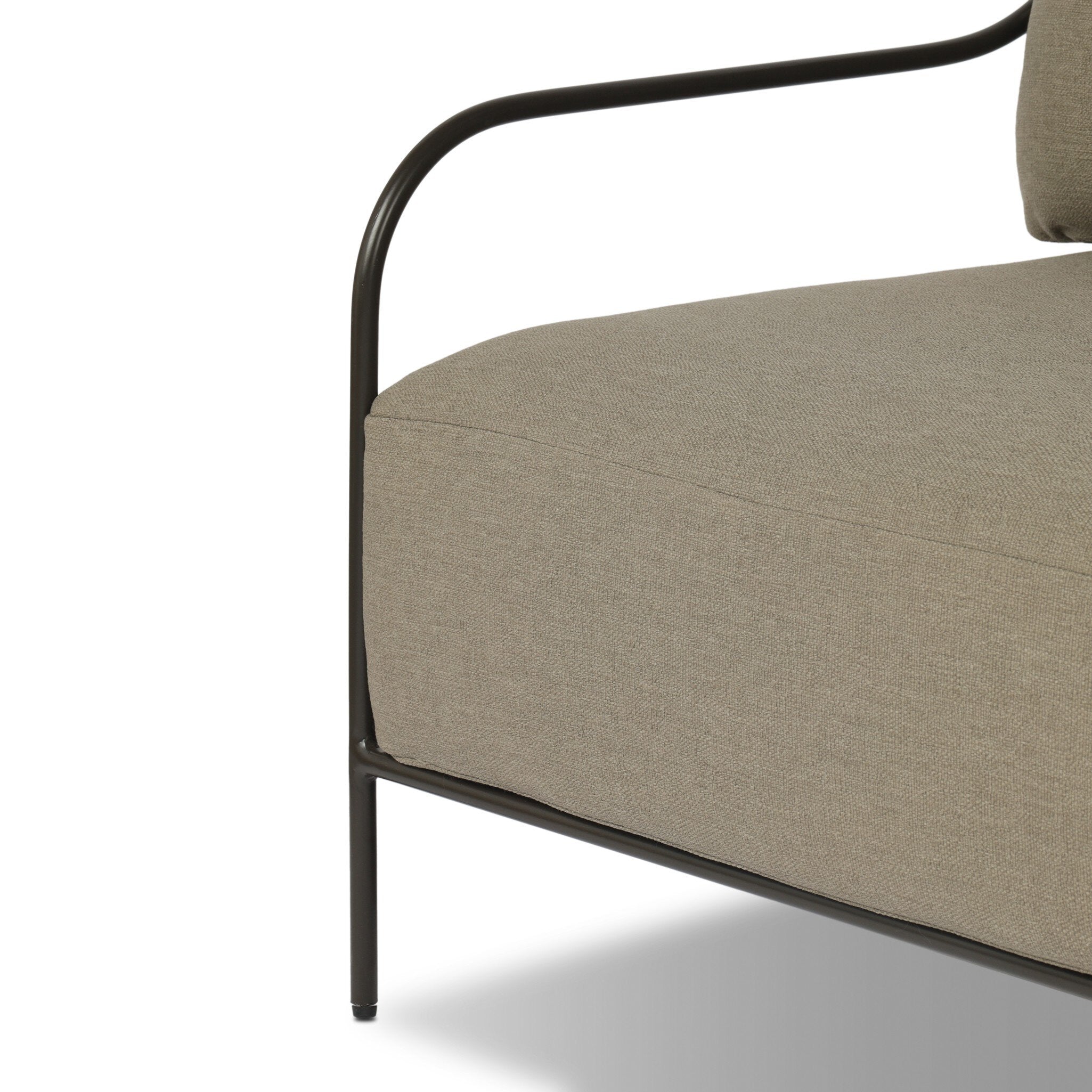 Four Hands Segovia Alessi Fawn Outdoor Sofa close-up detail 7