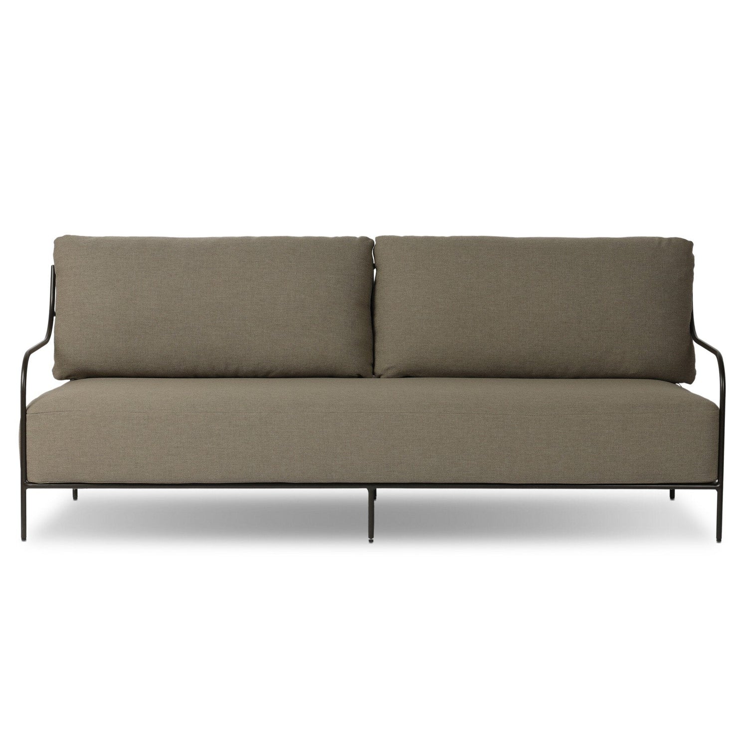 Four Hands Segovia Alessi Fawn Outdoor Sofa front view