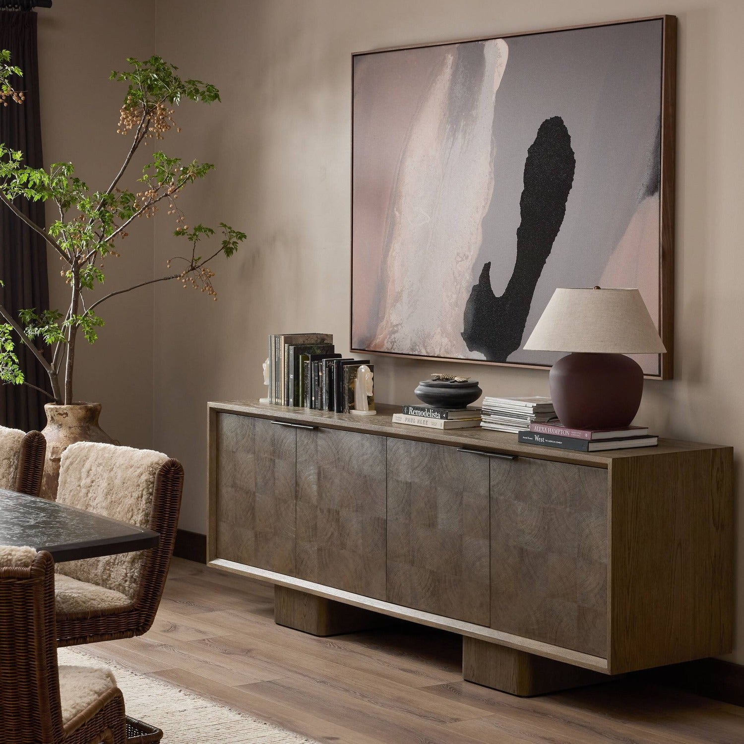 Four Hands Salta Brown Oak Sideboard