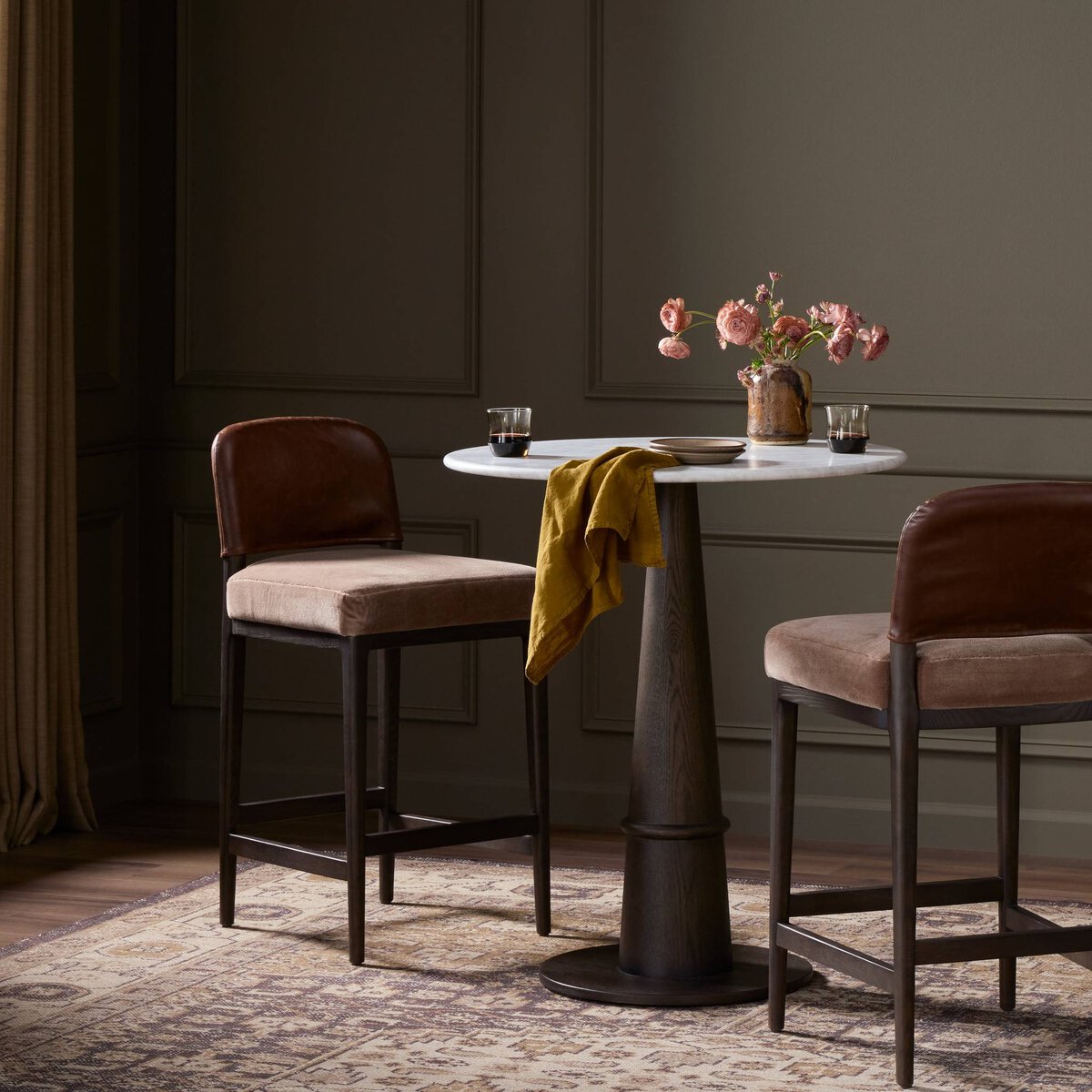 Four Hands Ryver Monte Mushroom Stool