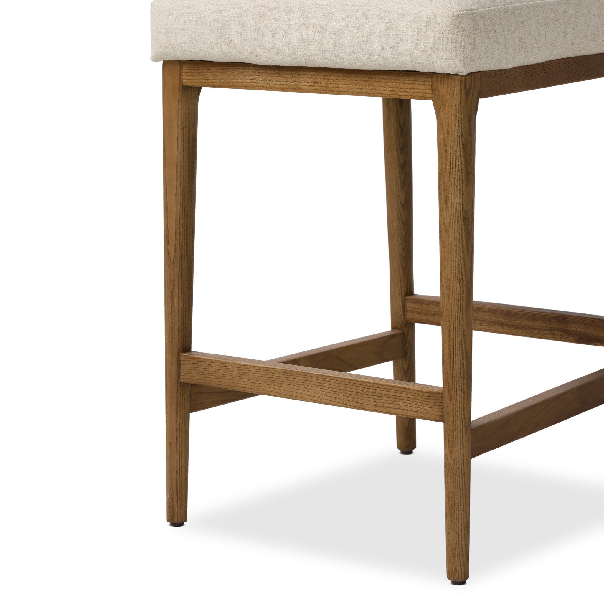 Four Hands Ryver Antwerp Natural Counter Stool close-up detail 4