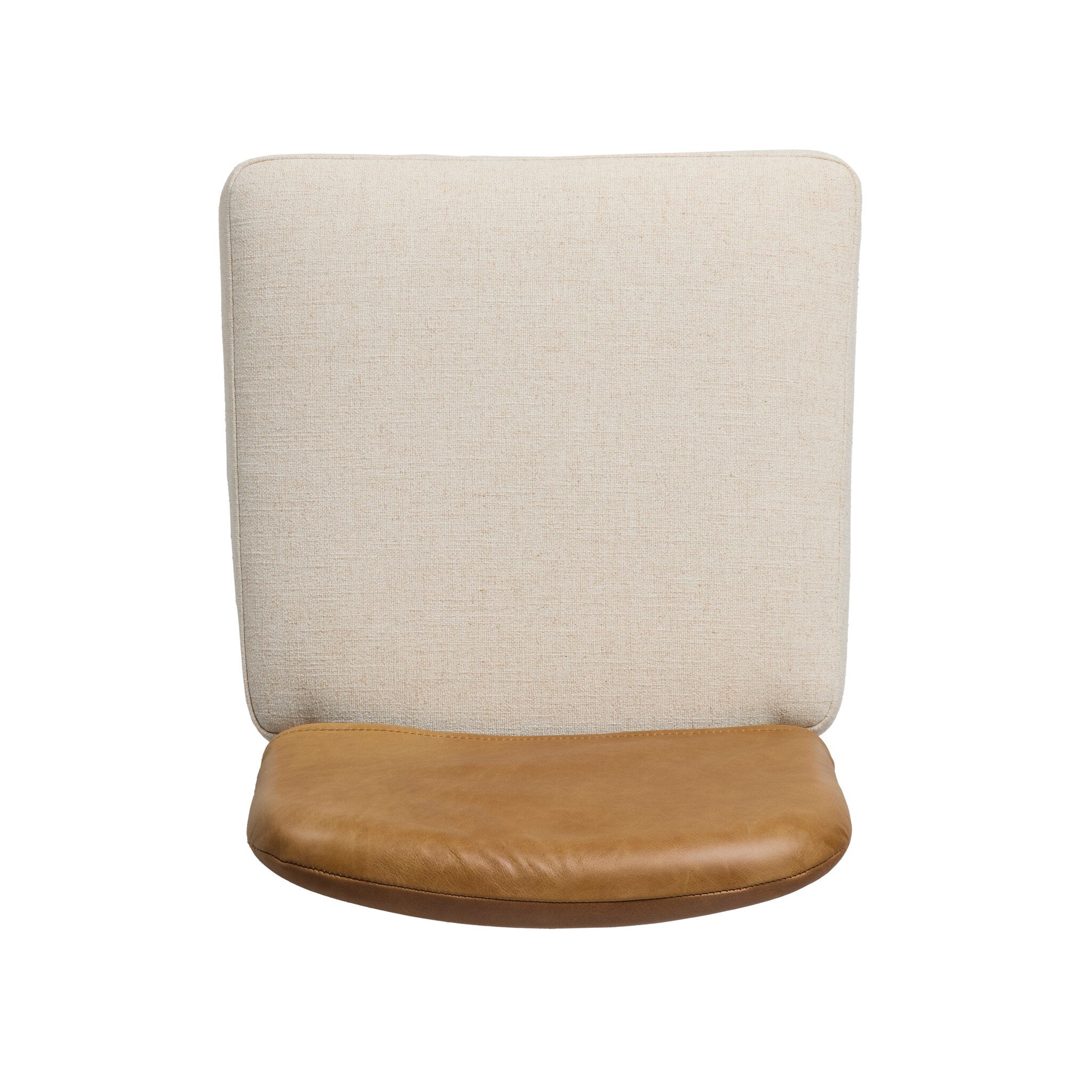 Four Hands Ryver Antwerp Natural Counter Stool top view