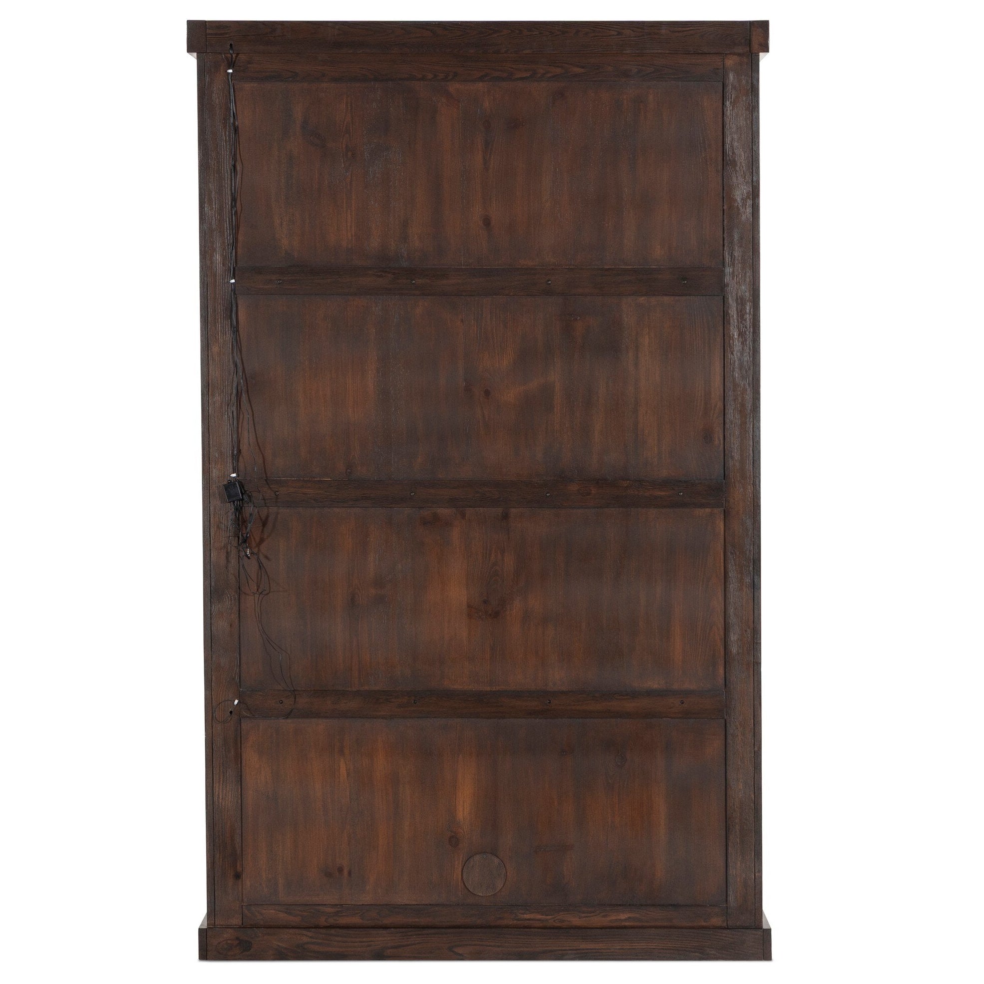 Four Hands Leopold Aged Hemlock Cabinet back view