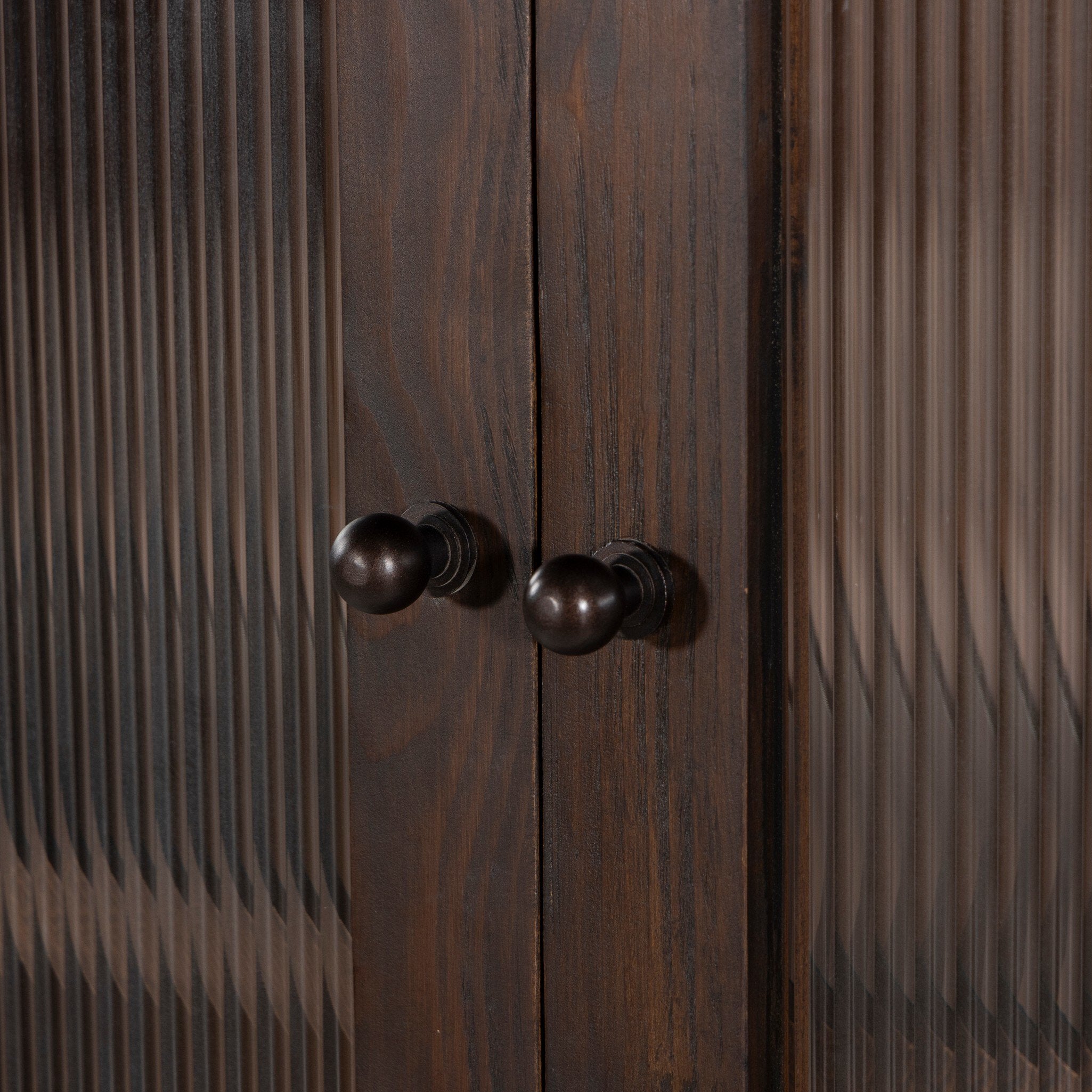 Four Hands Leopold Aged Hemlock Cabinet close-up detail 4