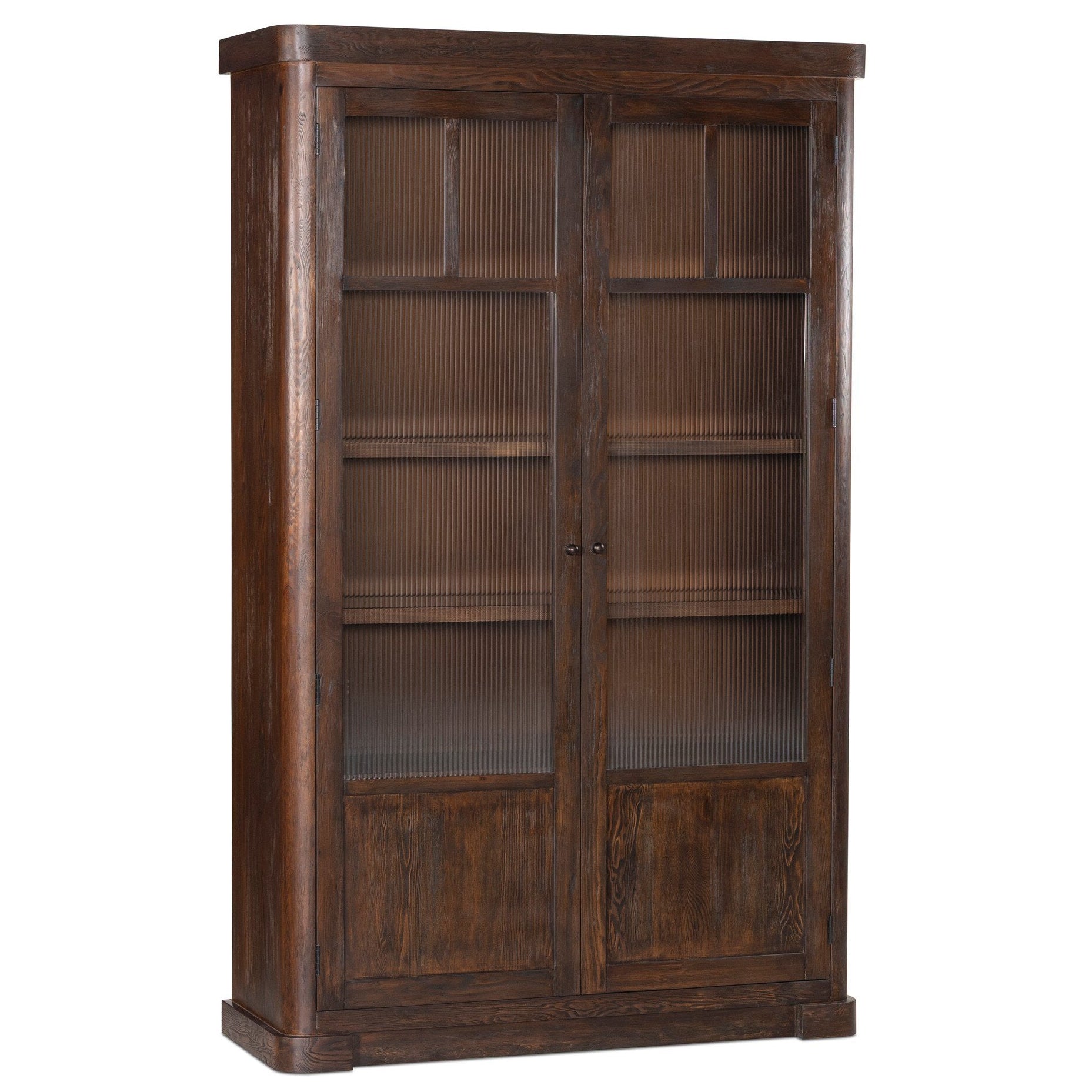 Four Hands Leopold Aged Hemlock Cabinet styled view