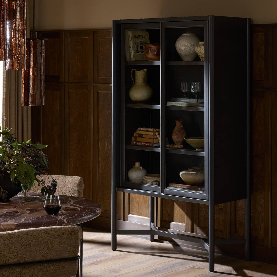 Four Hands Saxon Cabinet