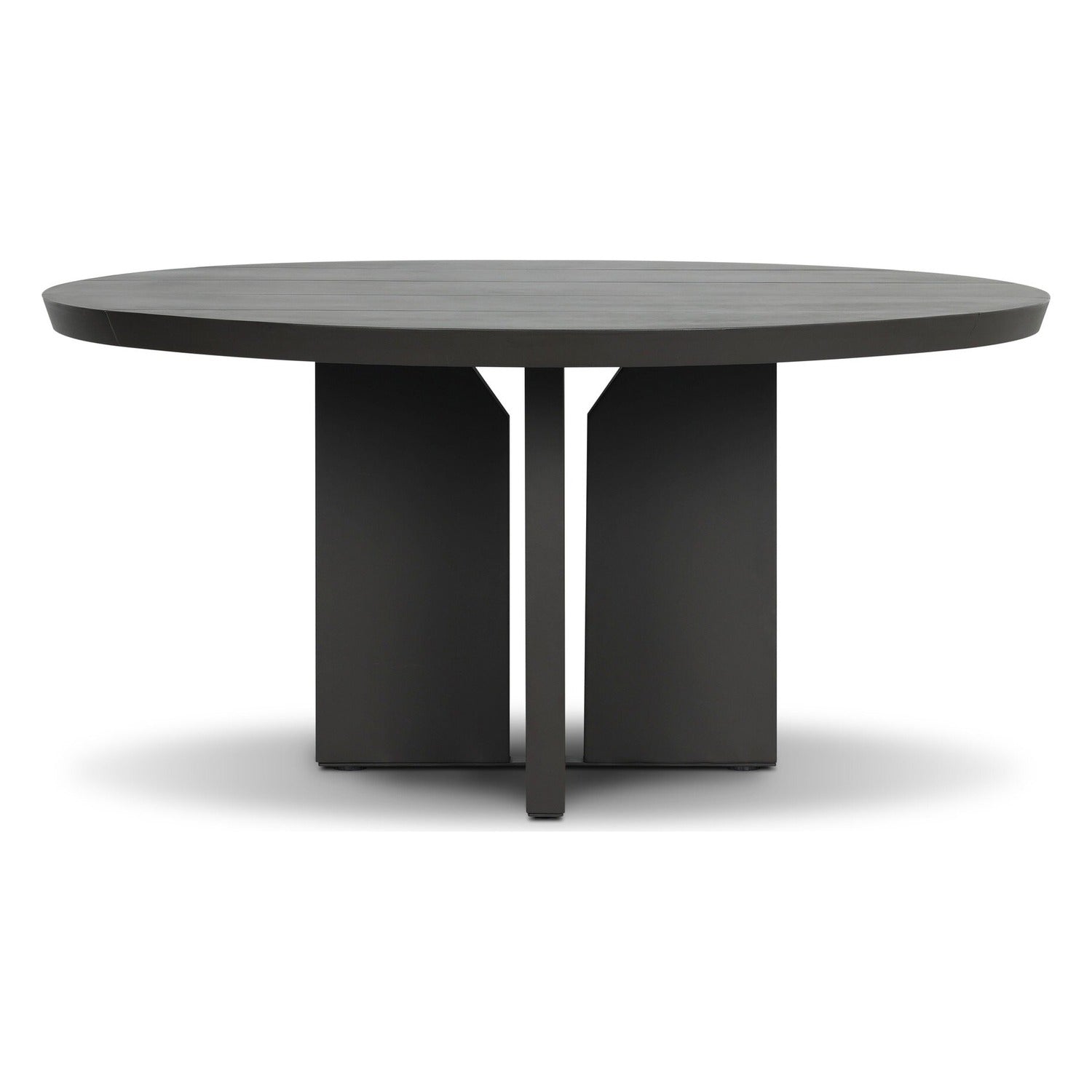 Four Hands Ernest Bronze 60in Outdoor Metal Dining Table