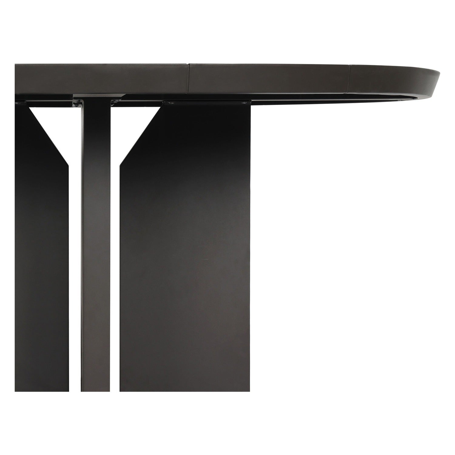 Four Hands Ernest Bronze 60in Outdoor Metal Dining Table