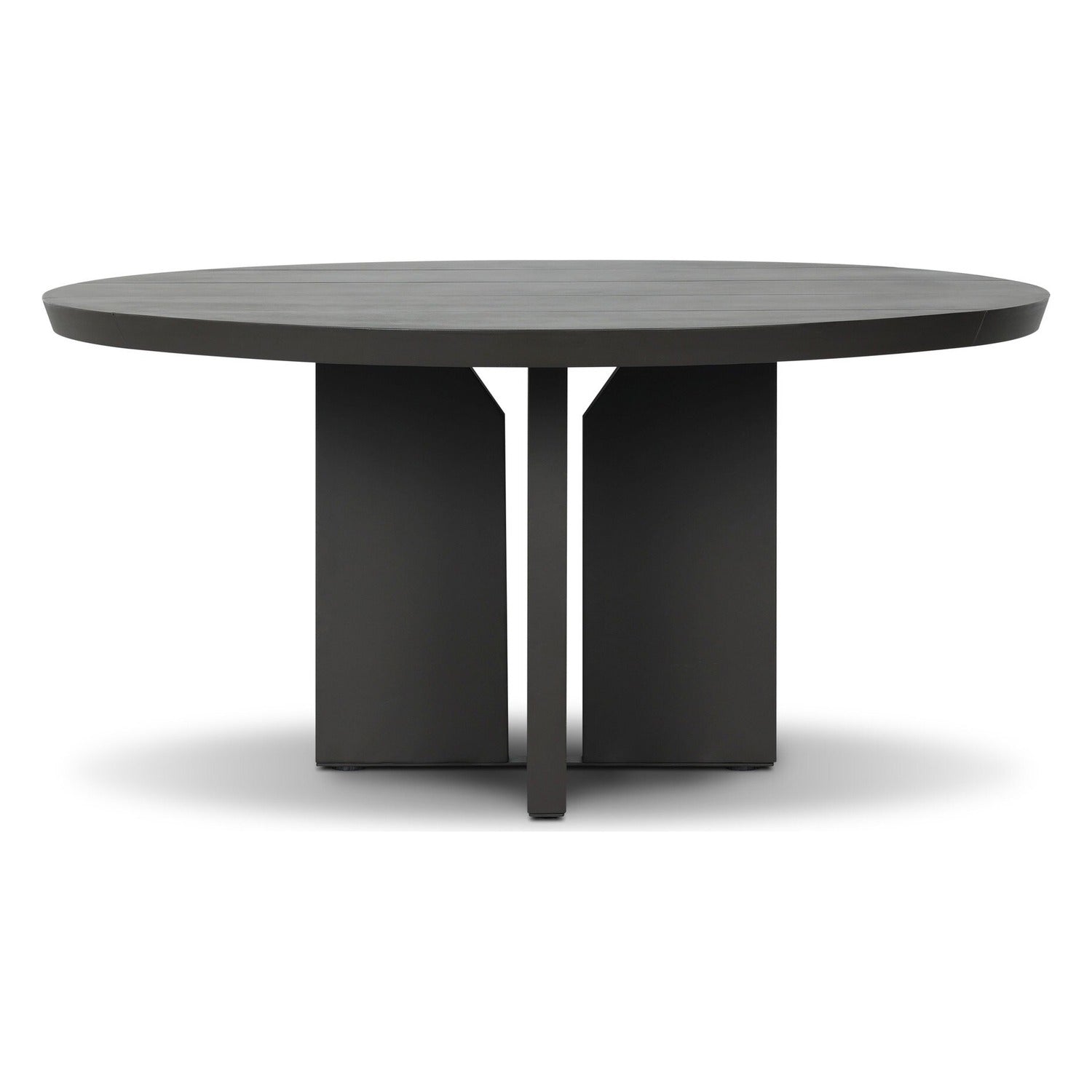 Four Hands Ernest Bronze 60in Outdoor Metal Dining Table