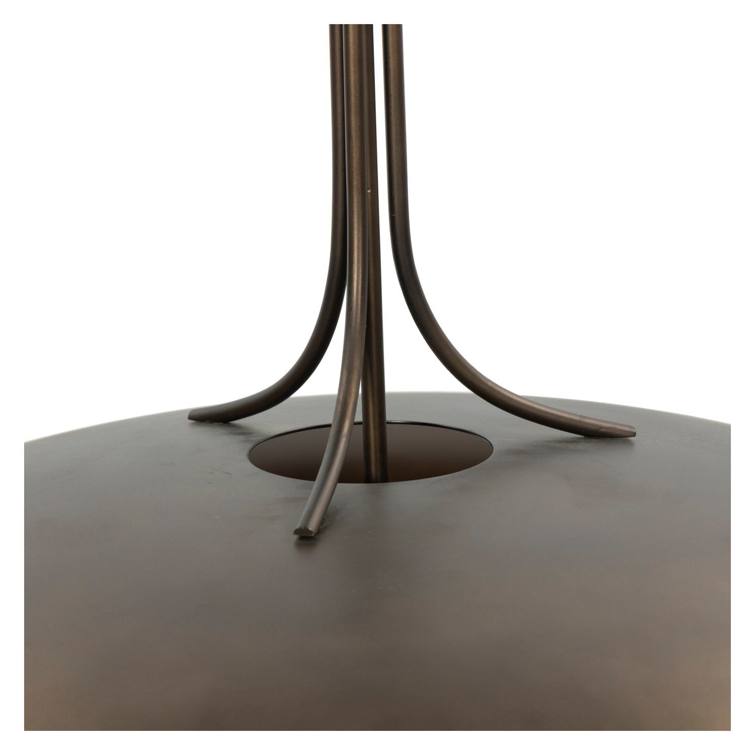 Four Hands Broma Smoked Brown Glass Pendant