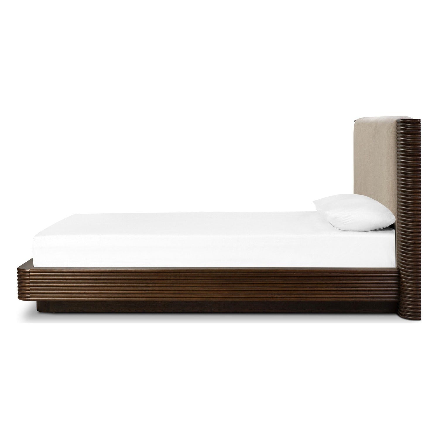 Four Hands Benny Harbor Sand Upholstered Bed
