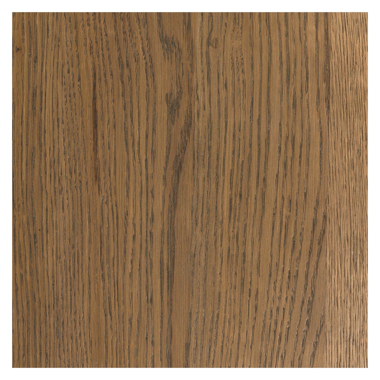 Four Hands Zoe Warm Natural Oak Nightstand Set of 2, Art Deco demilune on pedestal, close-up detail of oak grain, view 2