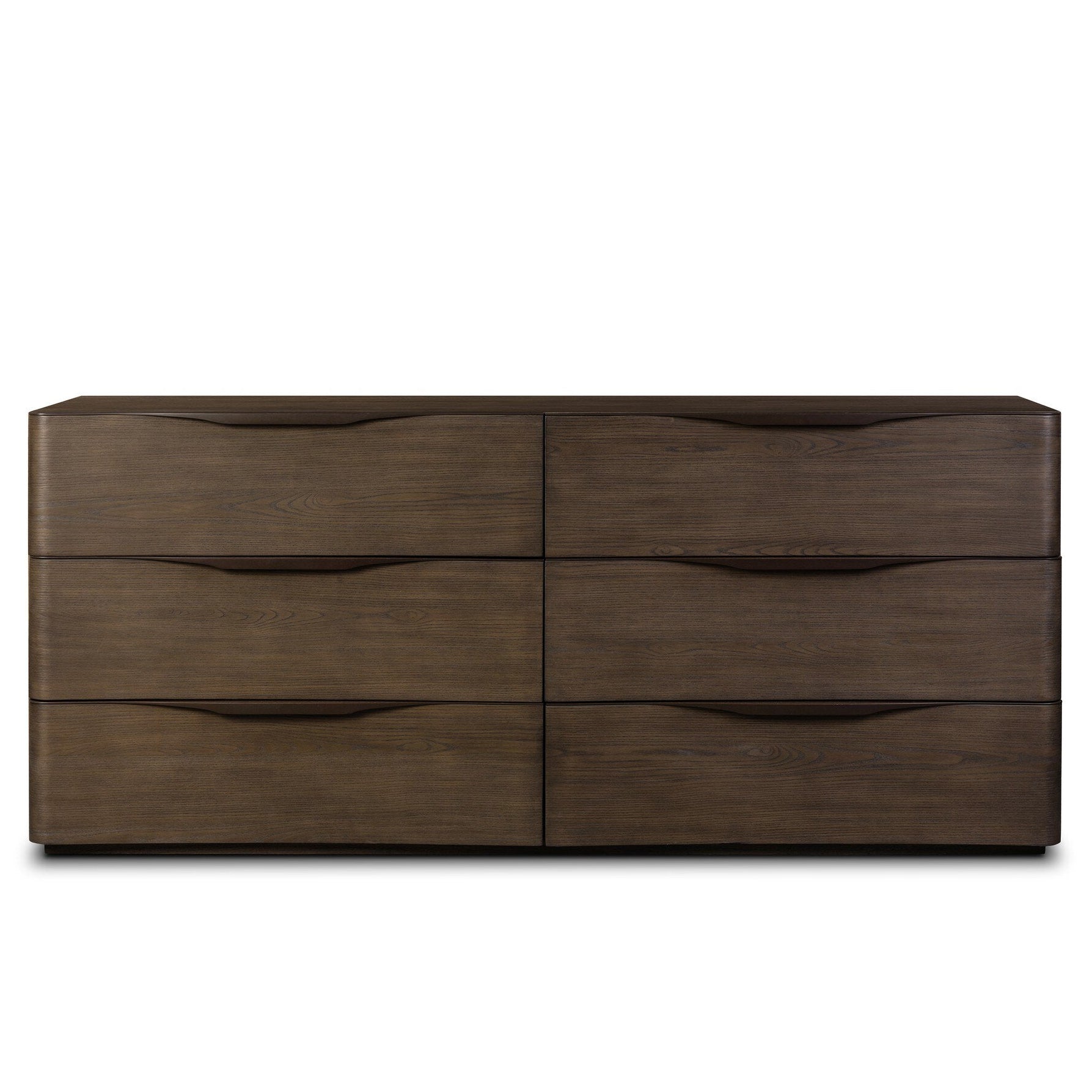 Four Hands Amiro Tumble Brown Ash 6 Drawer Dresser front view