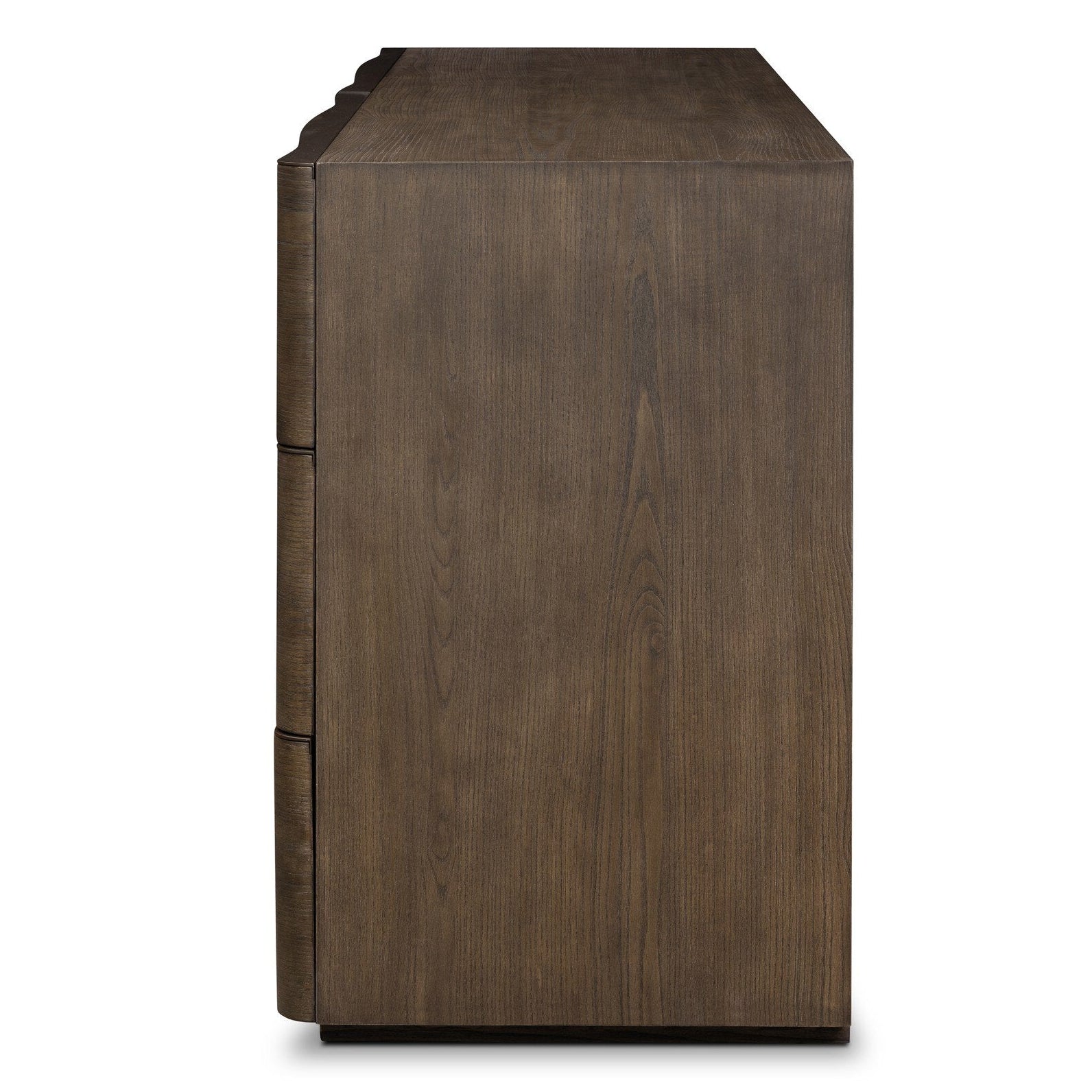 Four Hands Amiro Tumble Brown Ash 6 Drawer Dresser side view